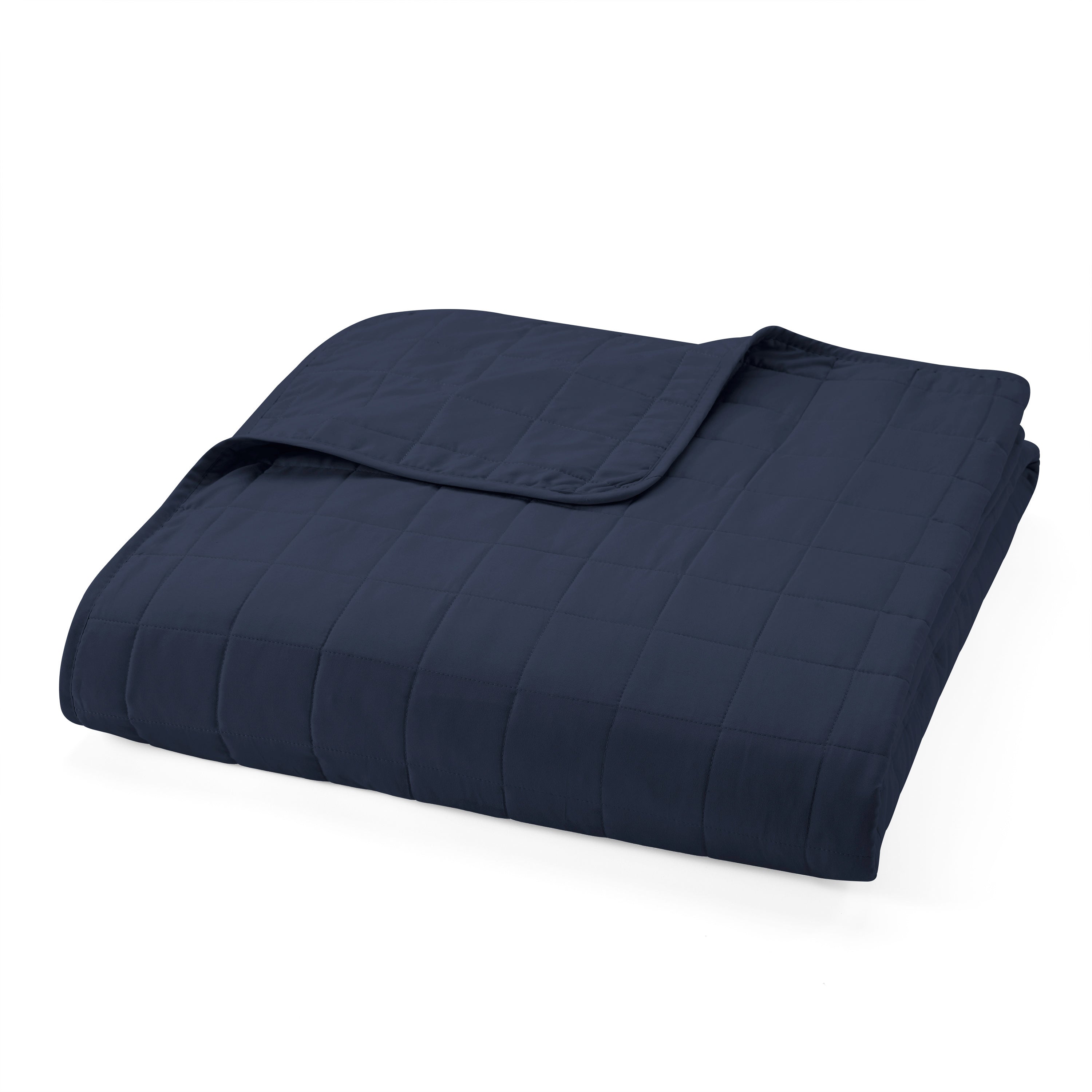 Lightweight Square Stitch Quilted Coverlet Set