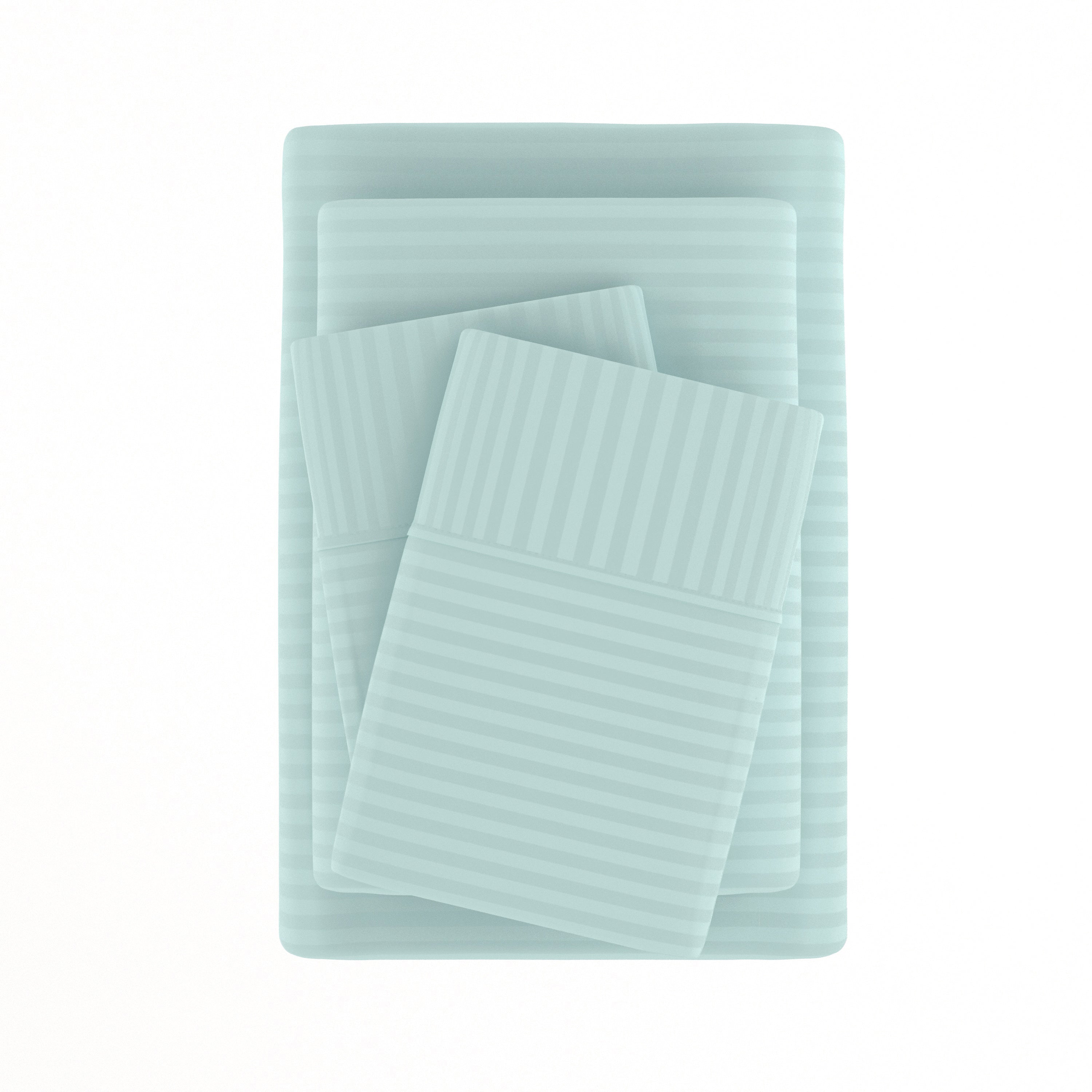 Stripes Embossed 4-Piece Sheet Set