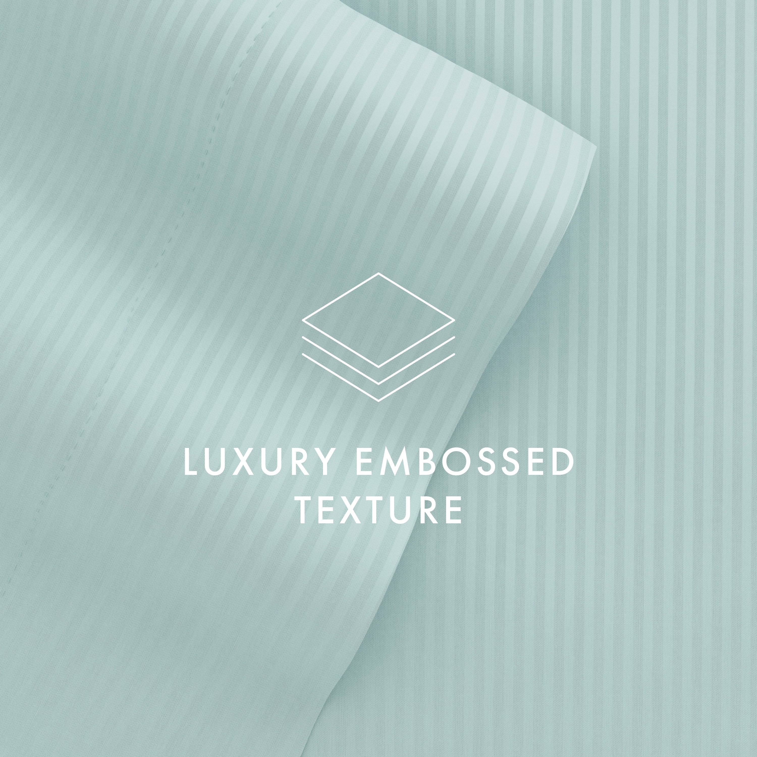 Stripes Embossed 4-Piece Sheet Set