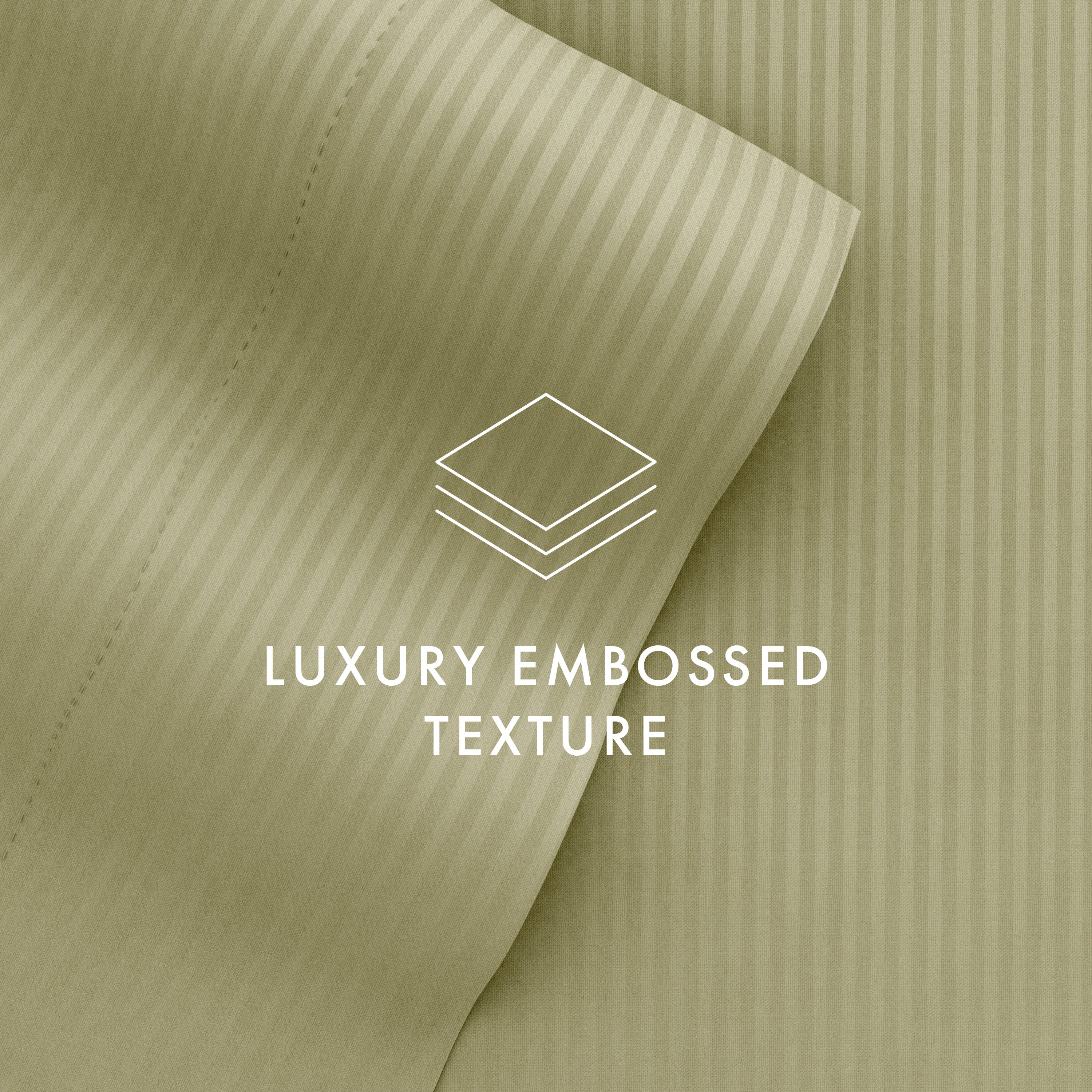 Stripes Embossed 4-Piece Sheet Set