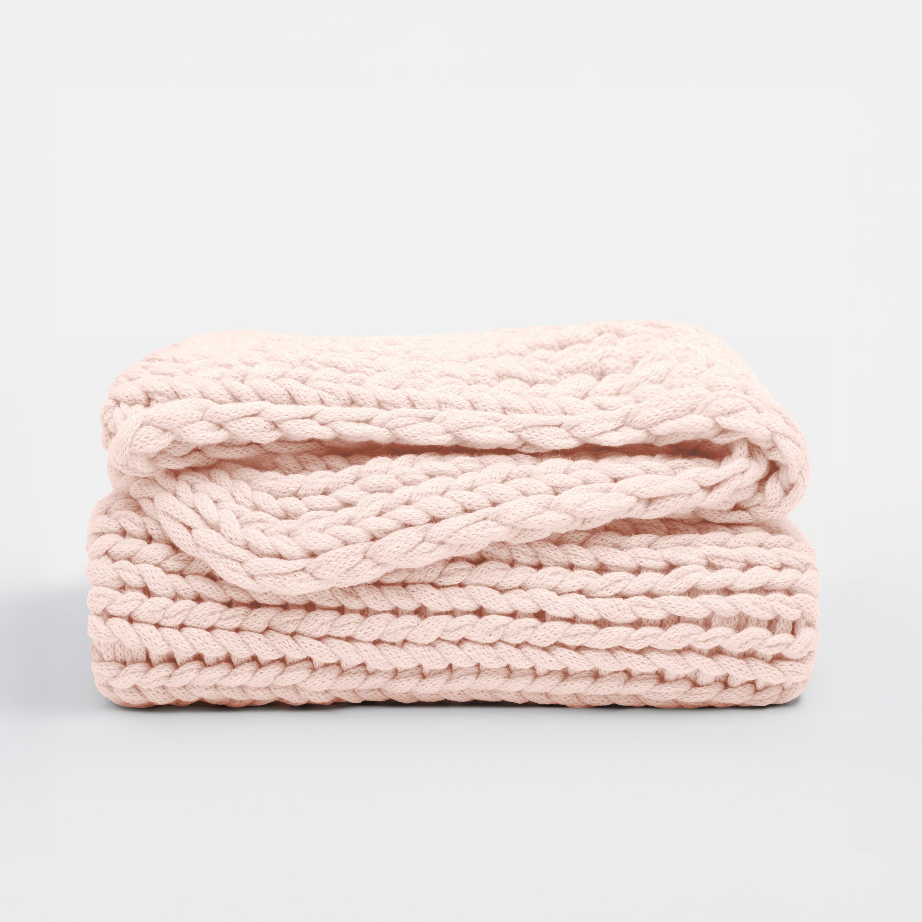 Chunky Hand-Knit Oversized Throw Blanket