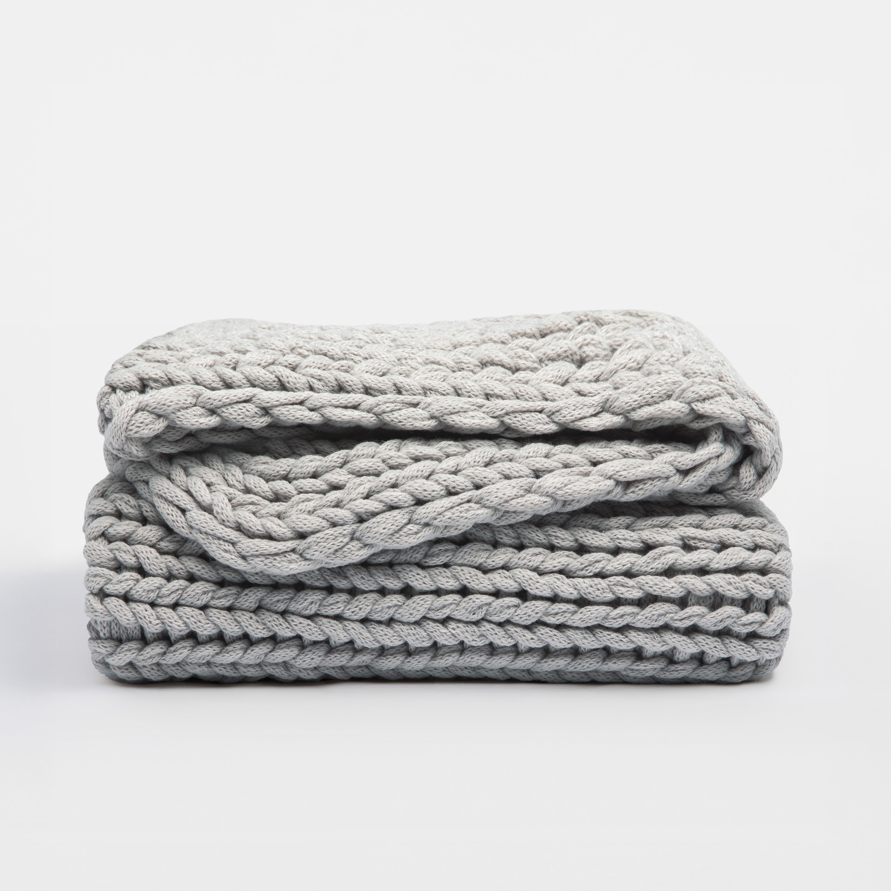 Chunky Hand-Knit Oversized Throw Blanket