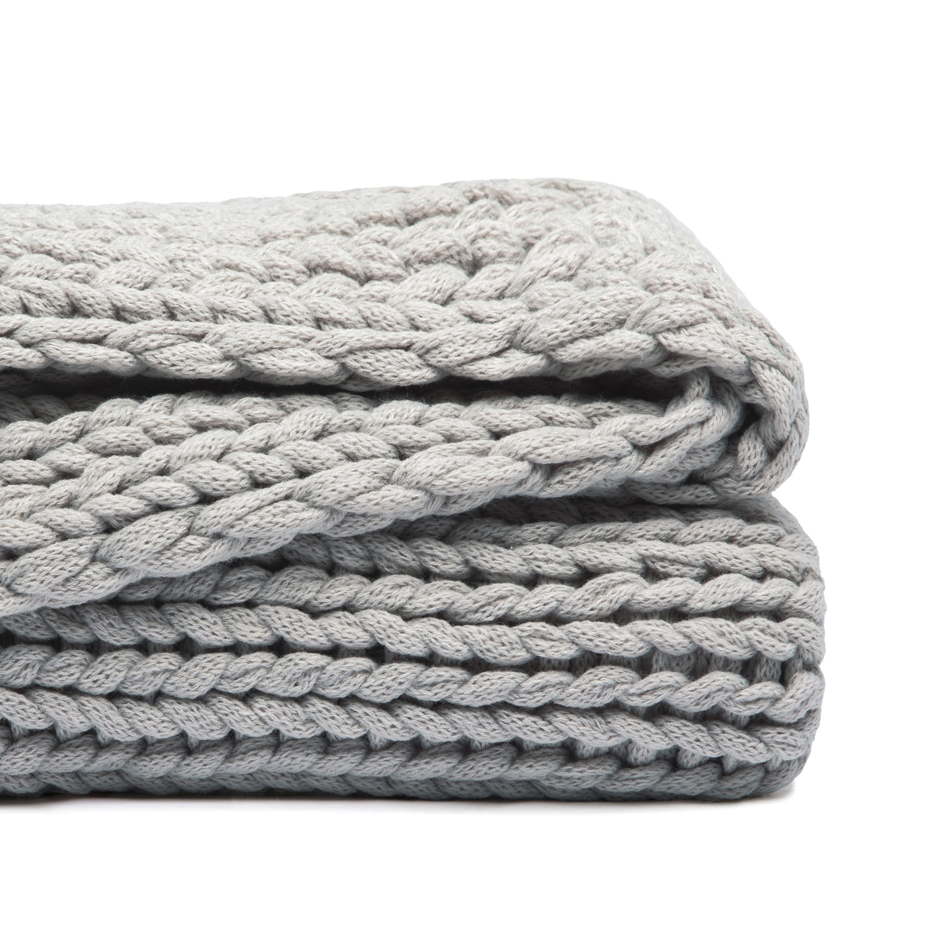 Chunky Hand-Knit Oversized Throw Blanket