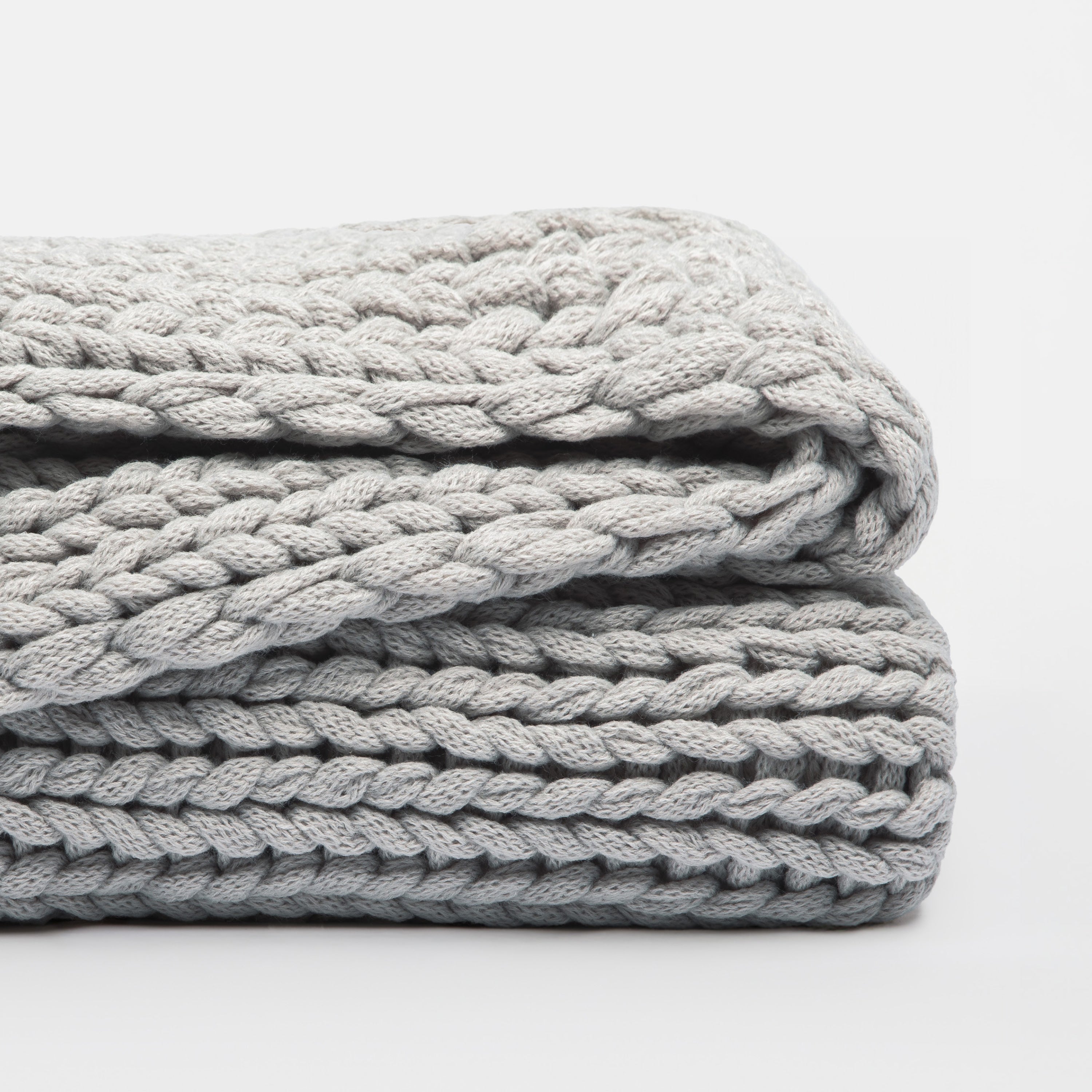 Chunky Hand-Knit Oversized Throw Blanket