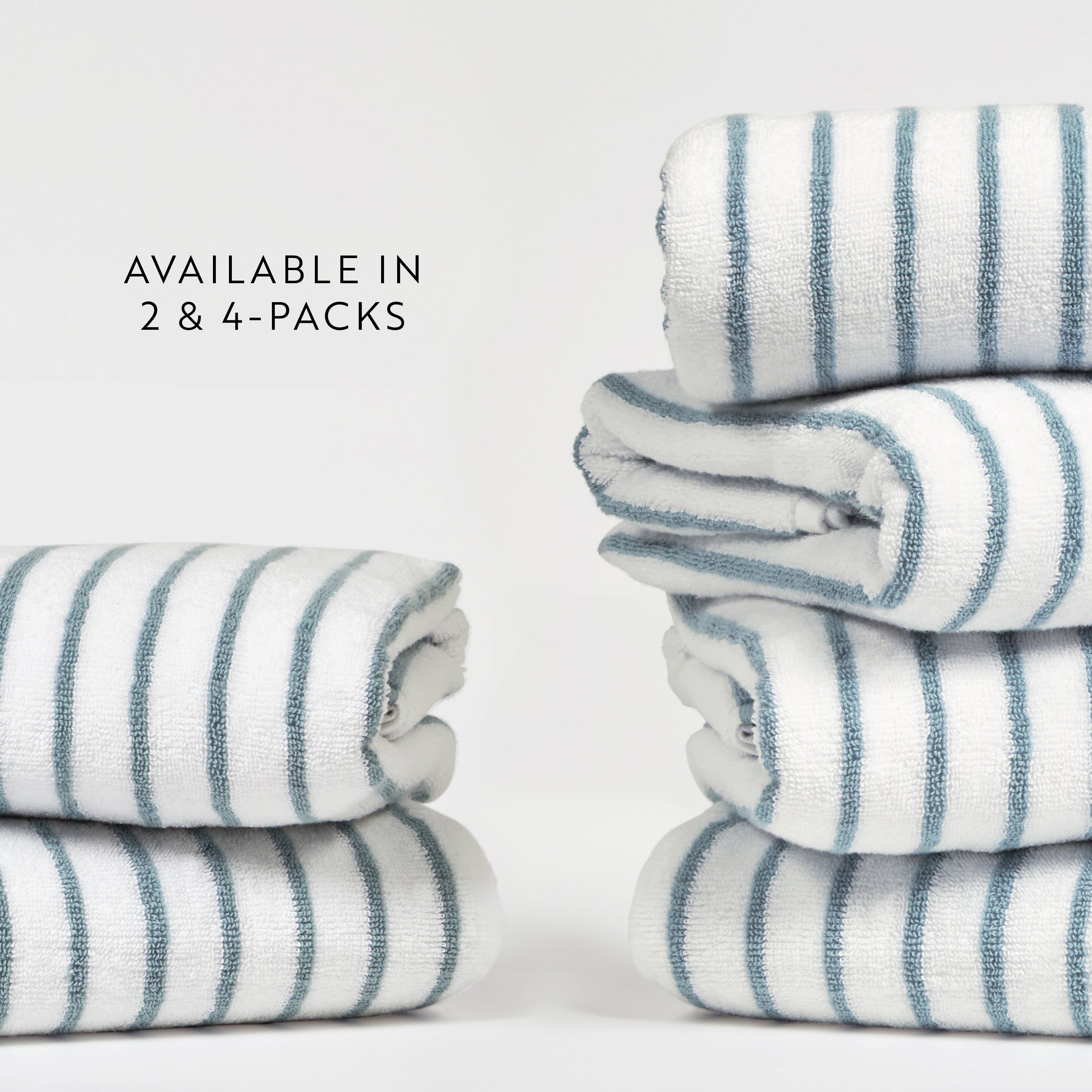 100% Cotton Stripe Cabana Towels