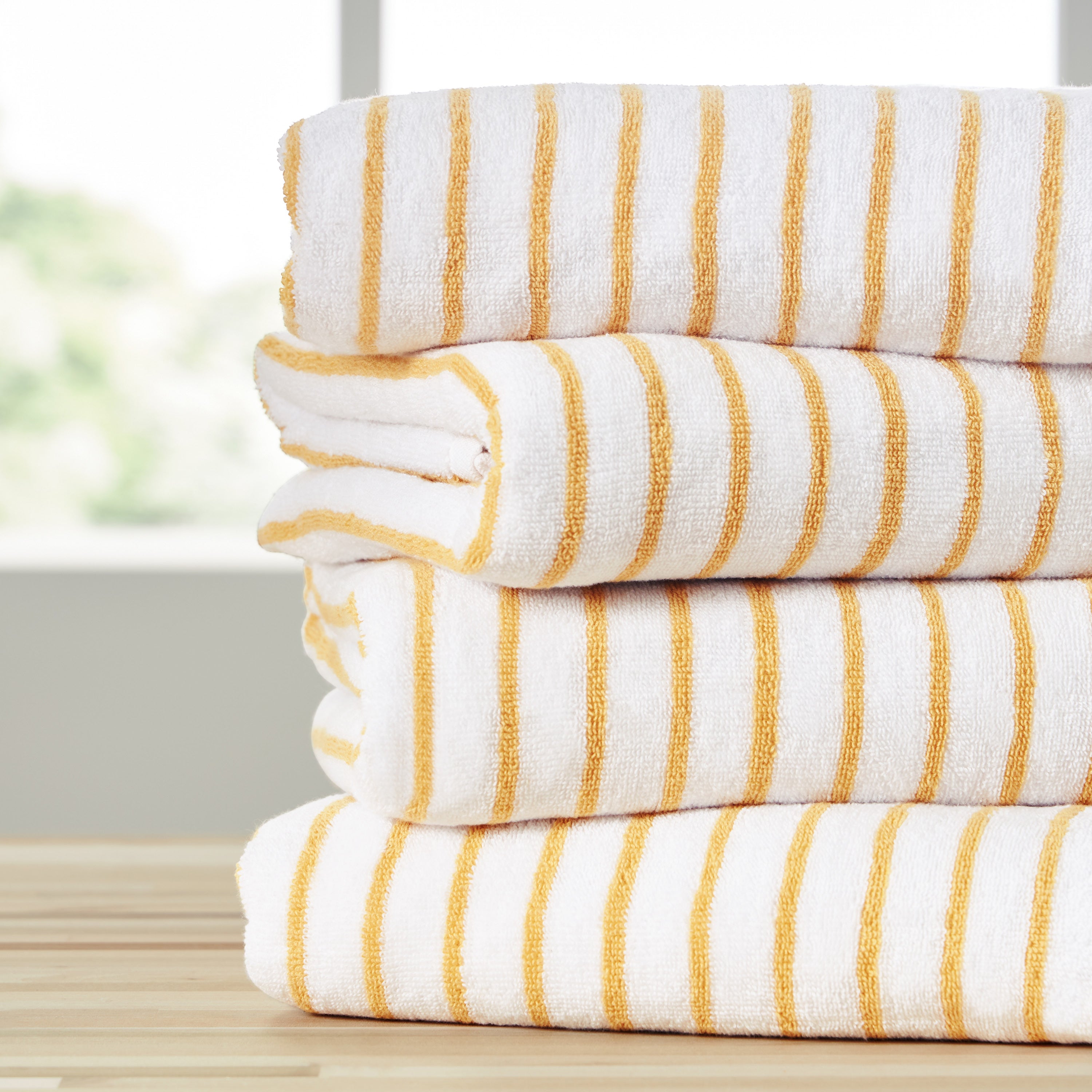 100% Cotton Stripe Cabana Towels