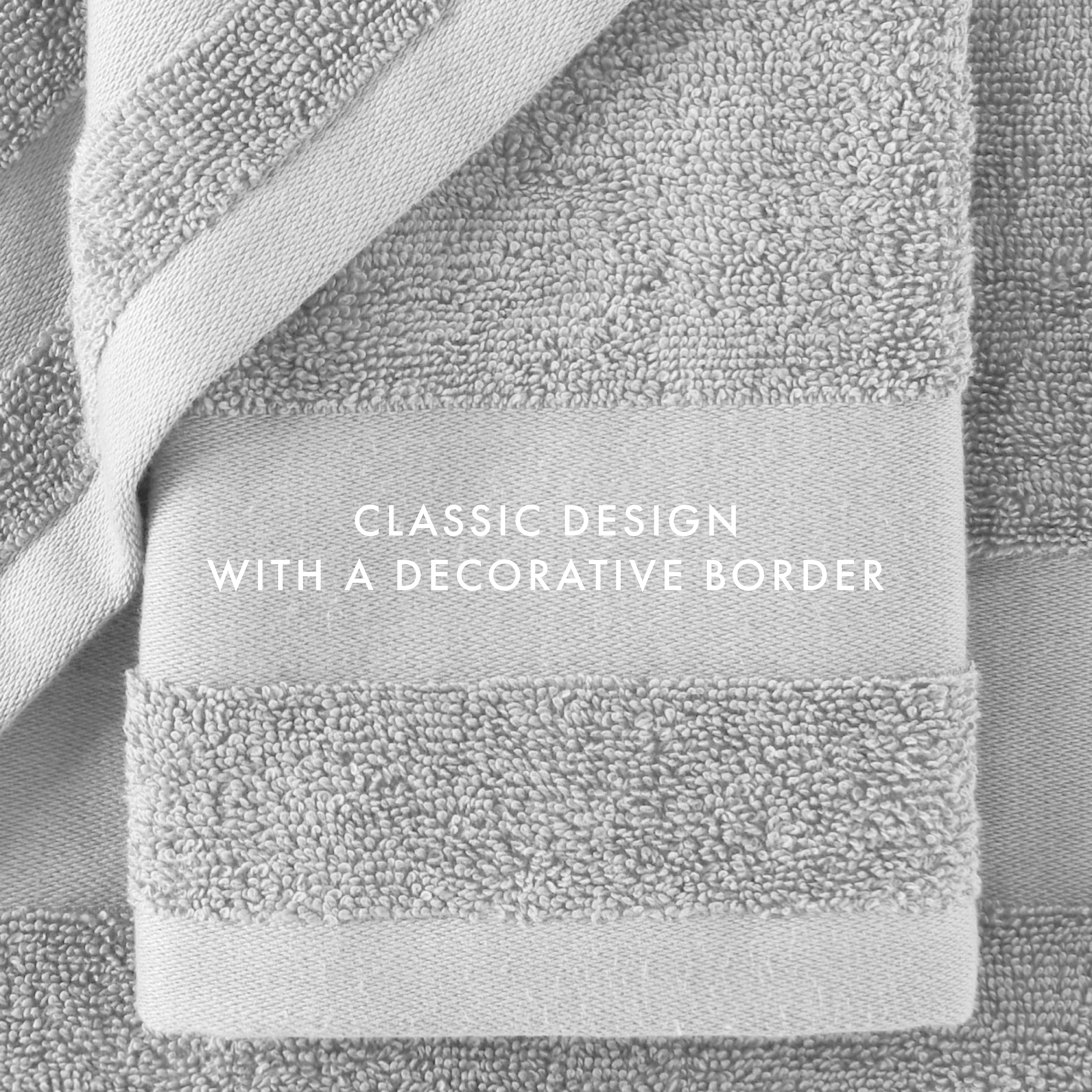 4-Piece Hotel-Quality 100% Bath Towel Set