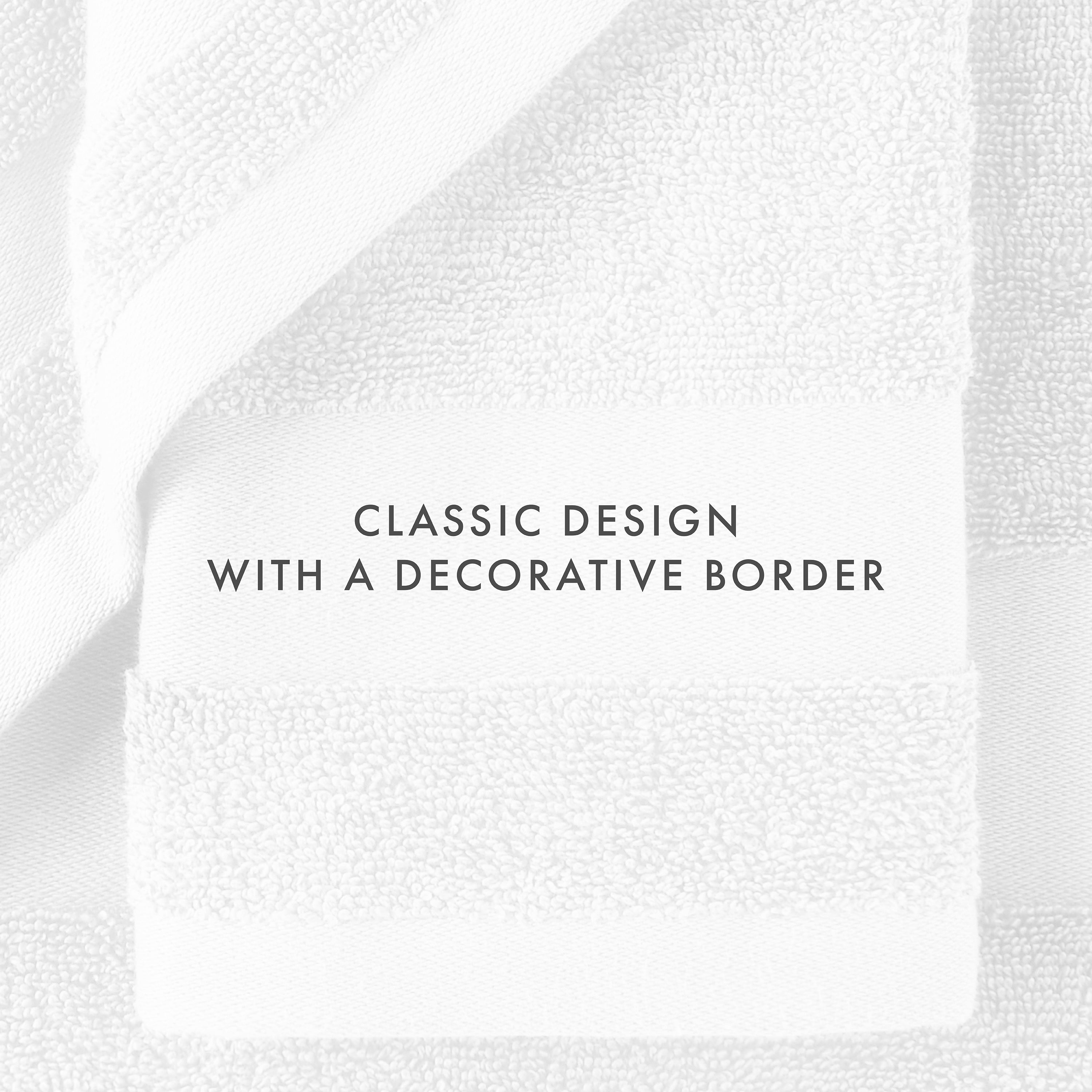 6-Piece Hotel-Quality 100% Cotton Bath Towel Set