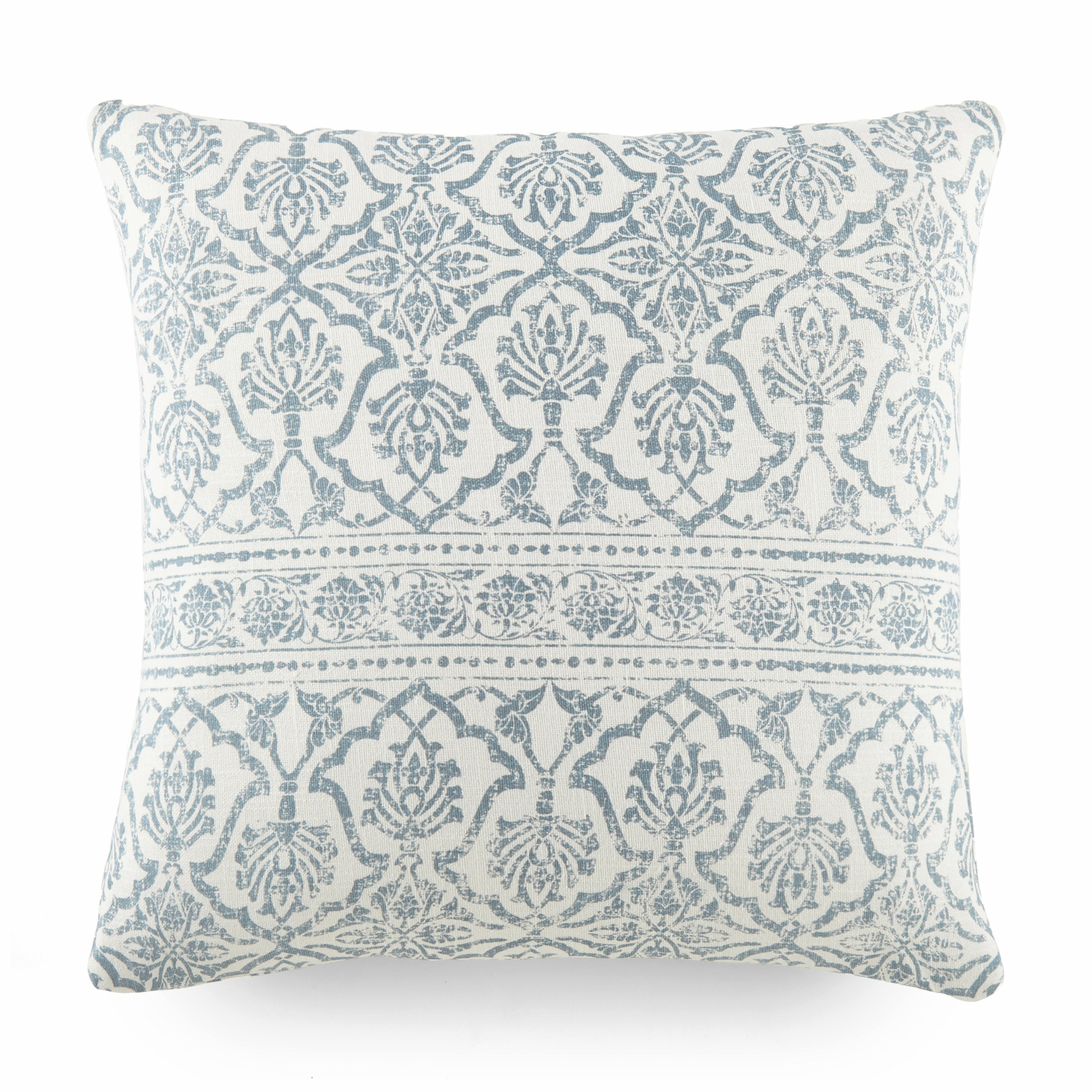 Antique Floral Elegant Cotton Decor Throw Pillow Cover