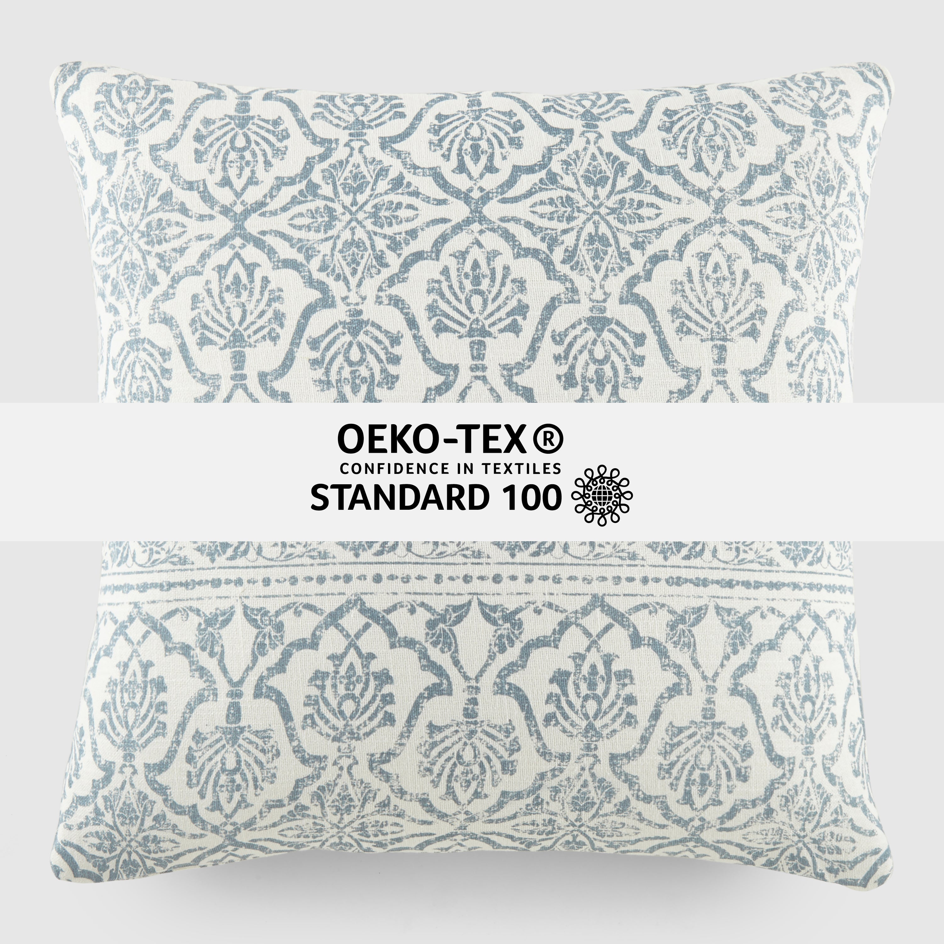 Antique Floral Elegant Cotton Decor Throw Pillow Cover