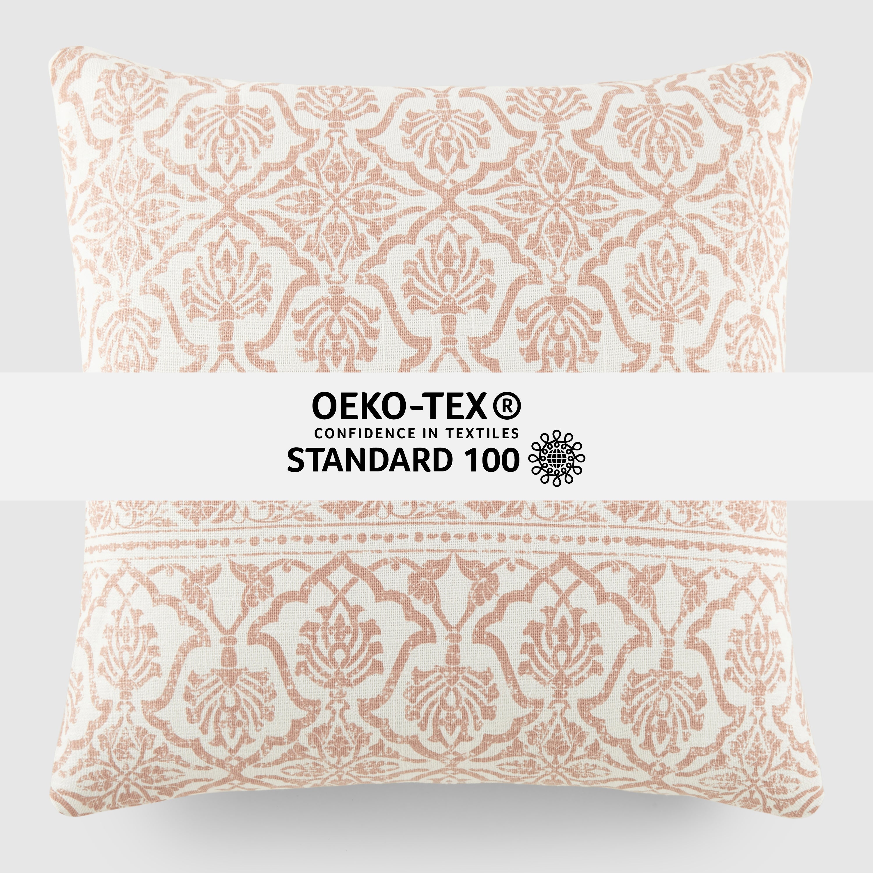 Antique Floral Elegant Cotton Decor Throw Pillow Cover