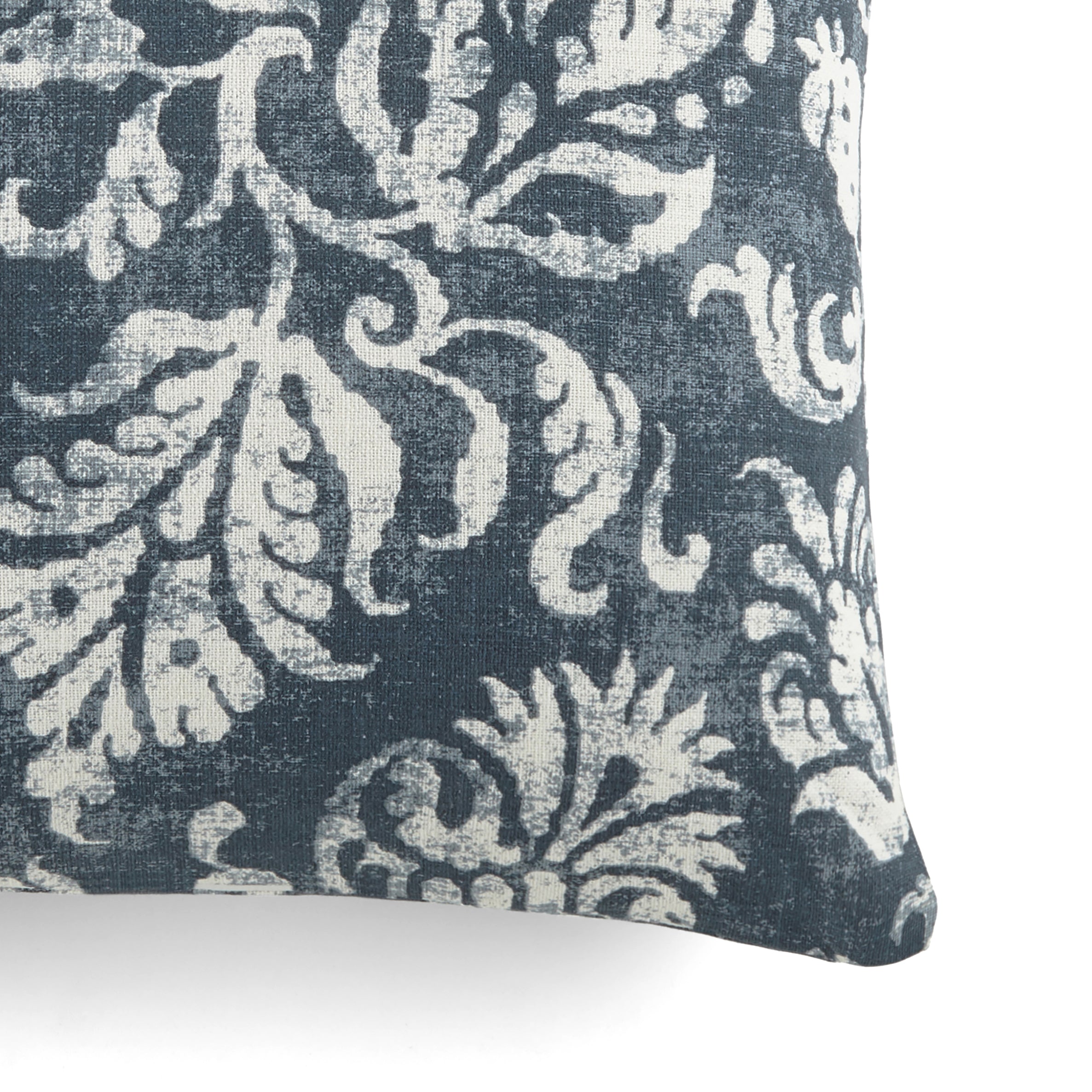 Distressed Floral Elegant Cotton Decor Throw Pillow Cover
