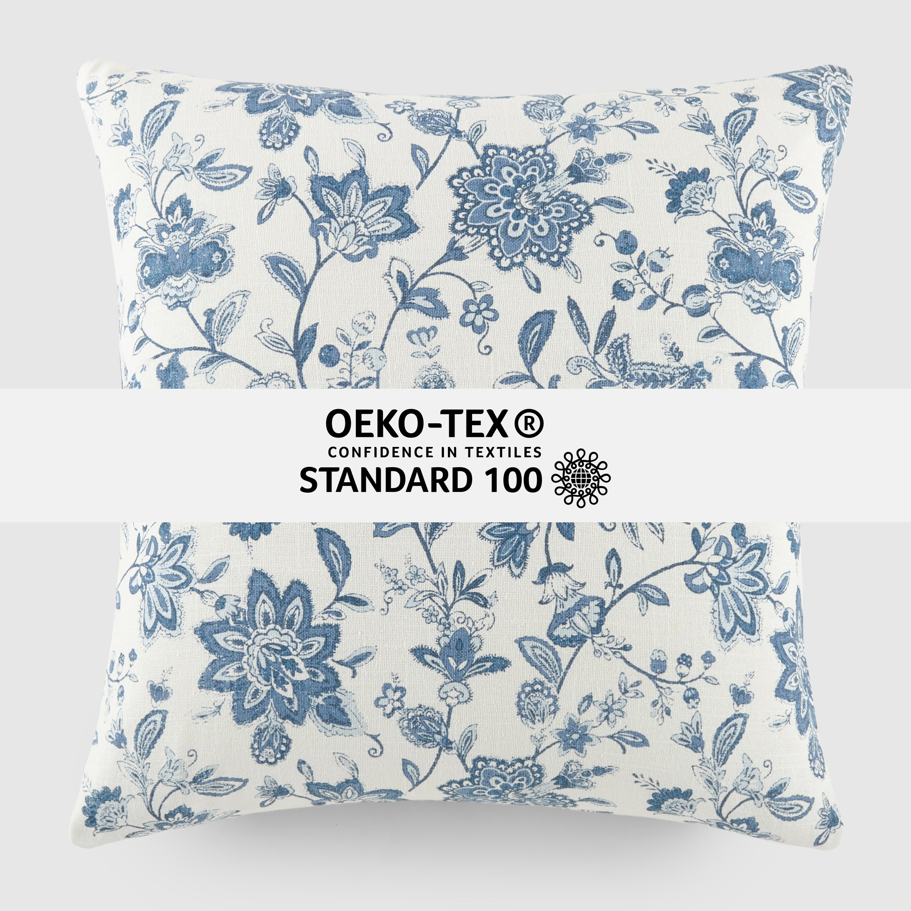 Jacobean Elegant Cotton Decor Throw Pillow Cover
