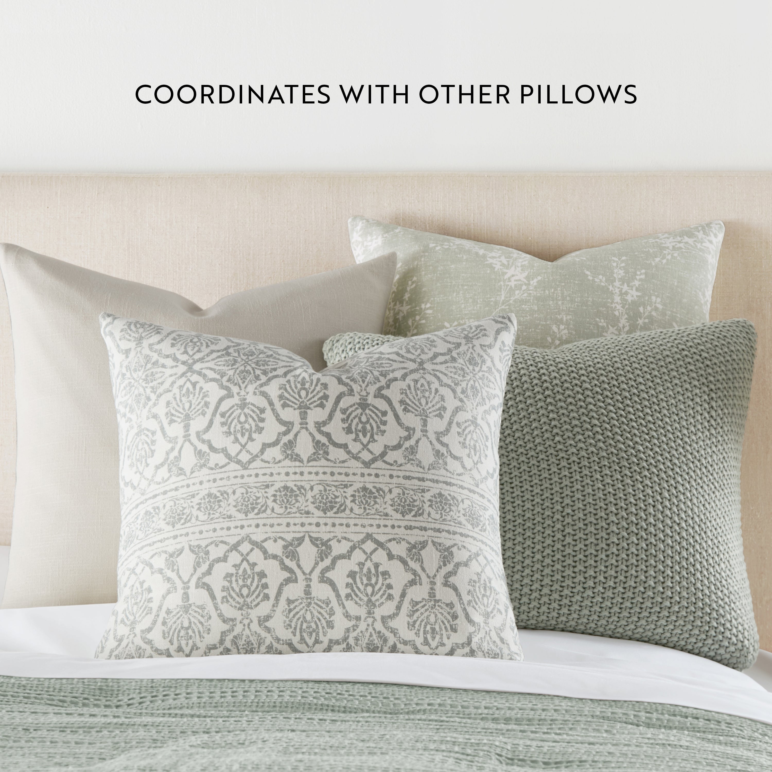 Seed Stitch Knit Acrylic Decor Throw Pillow Cover