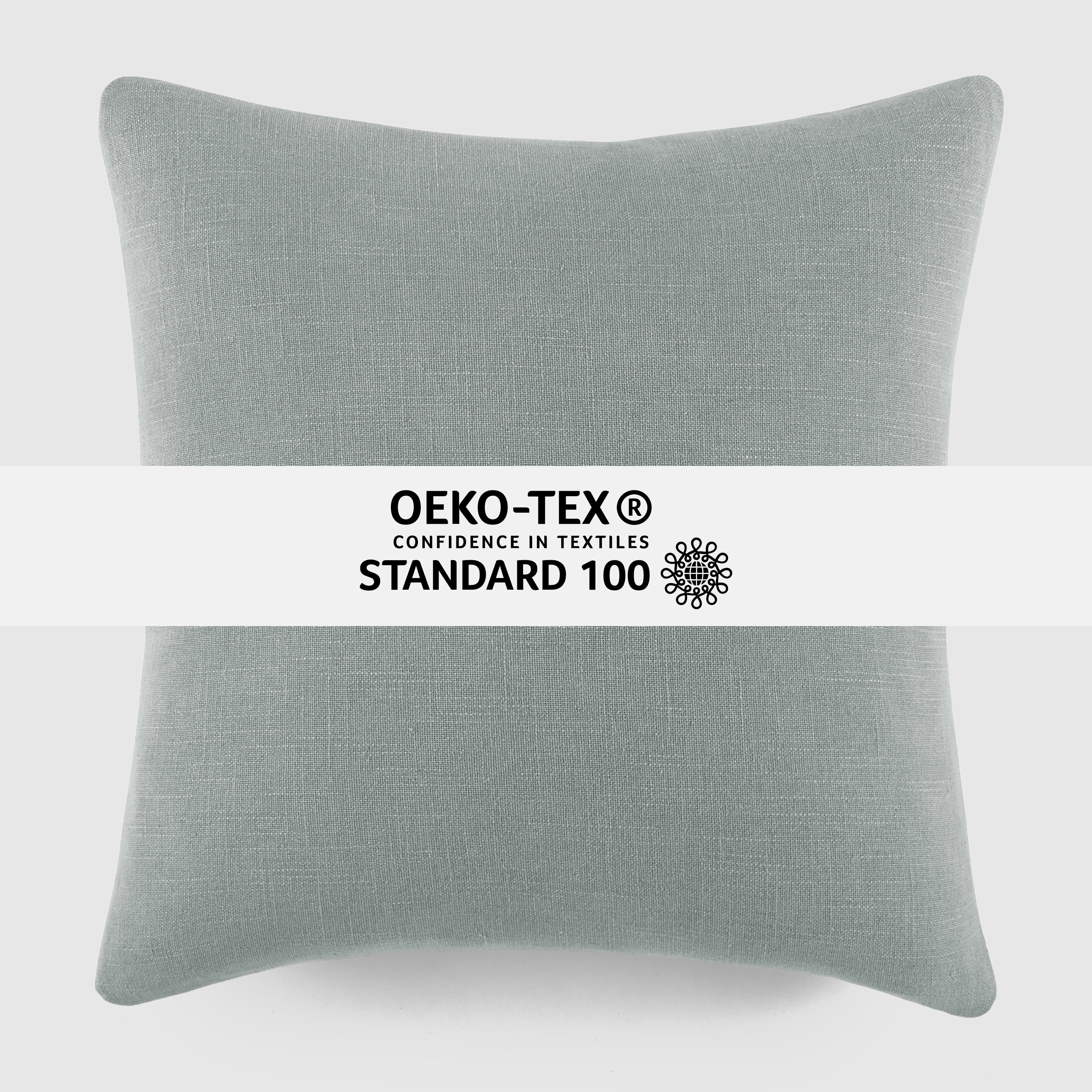 Stone Washed and Distressed Cotton Decor Throw Pillow Cover