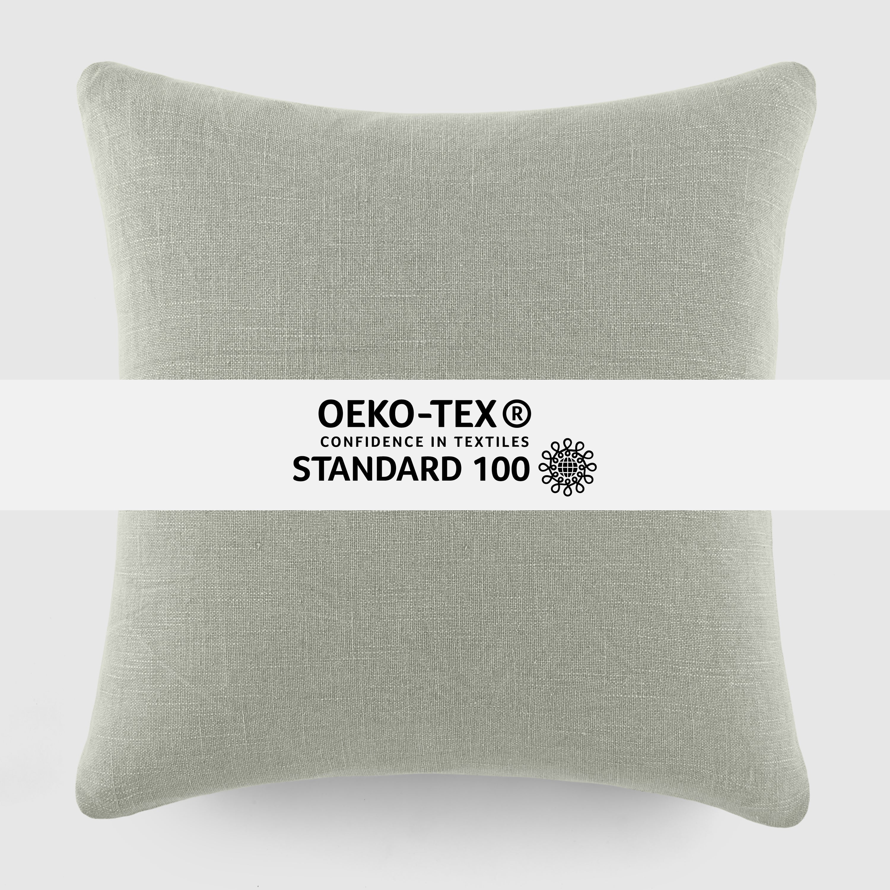 Stone Washed and Distressed Cotton Decor Throw Pillow Cover