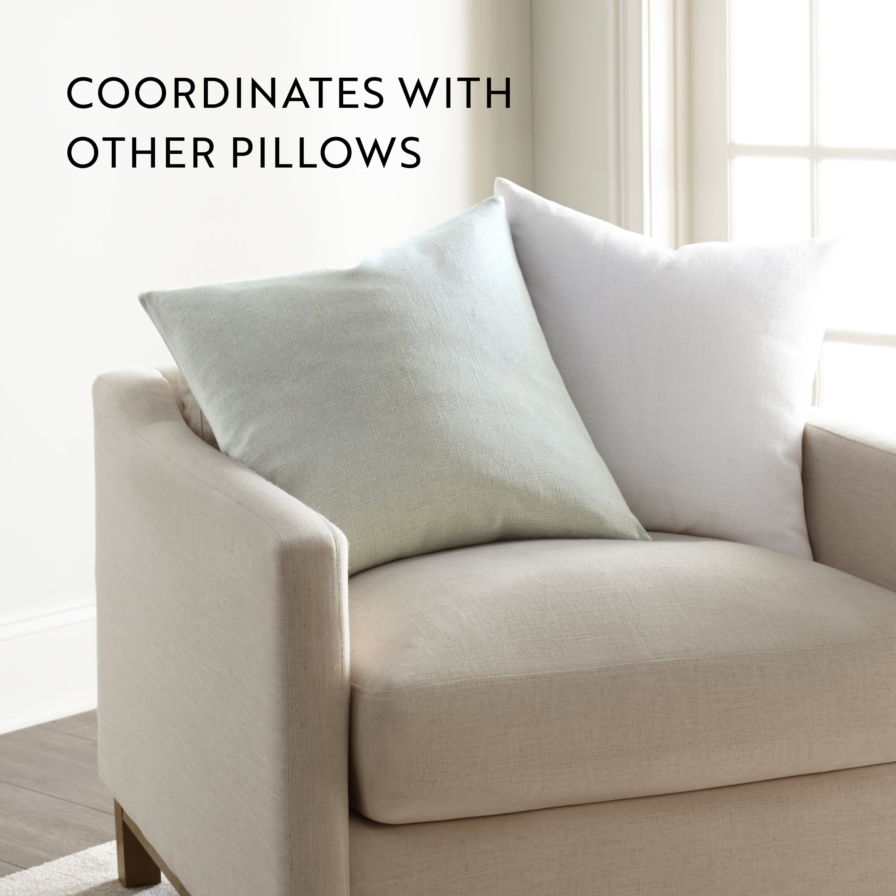 Stone Washed and Distressed Cotton Decor Throw Pillow Cover