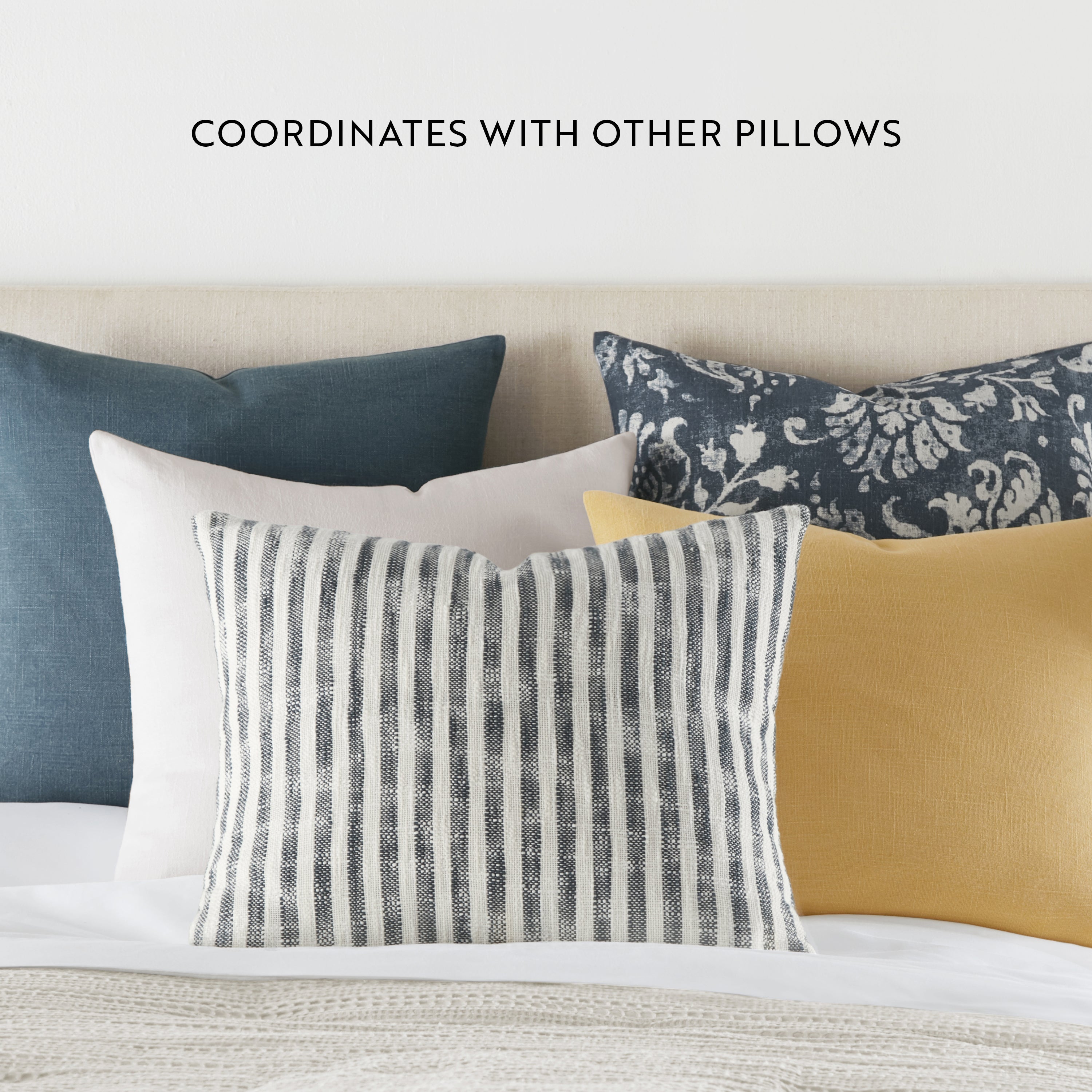 Stone Washed and Distressed Cotton Decor Throw Pillow Cover