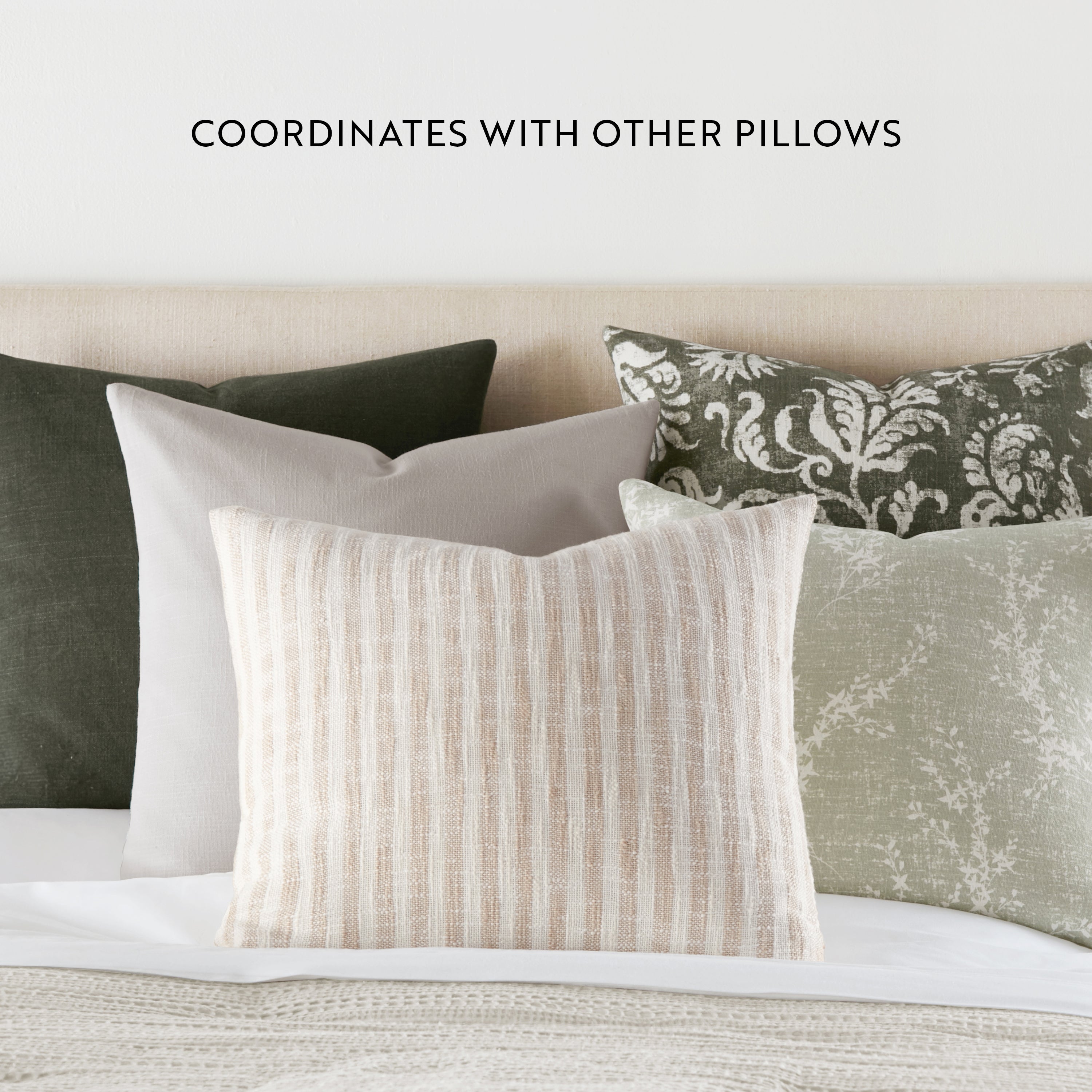 Stone Washed and Distressed Cotton Decor Throw Pillow Cover