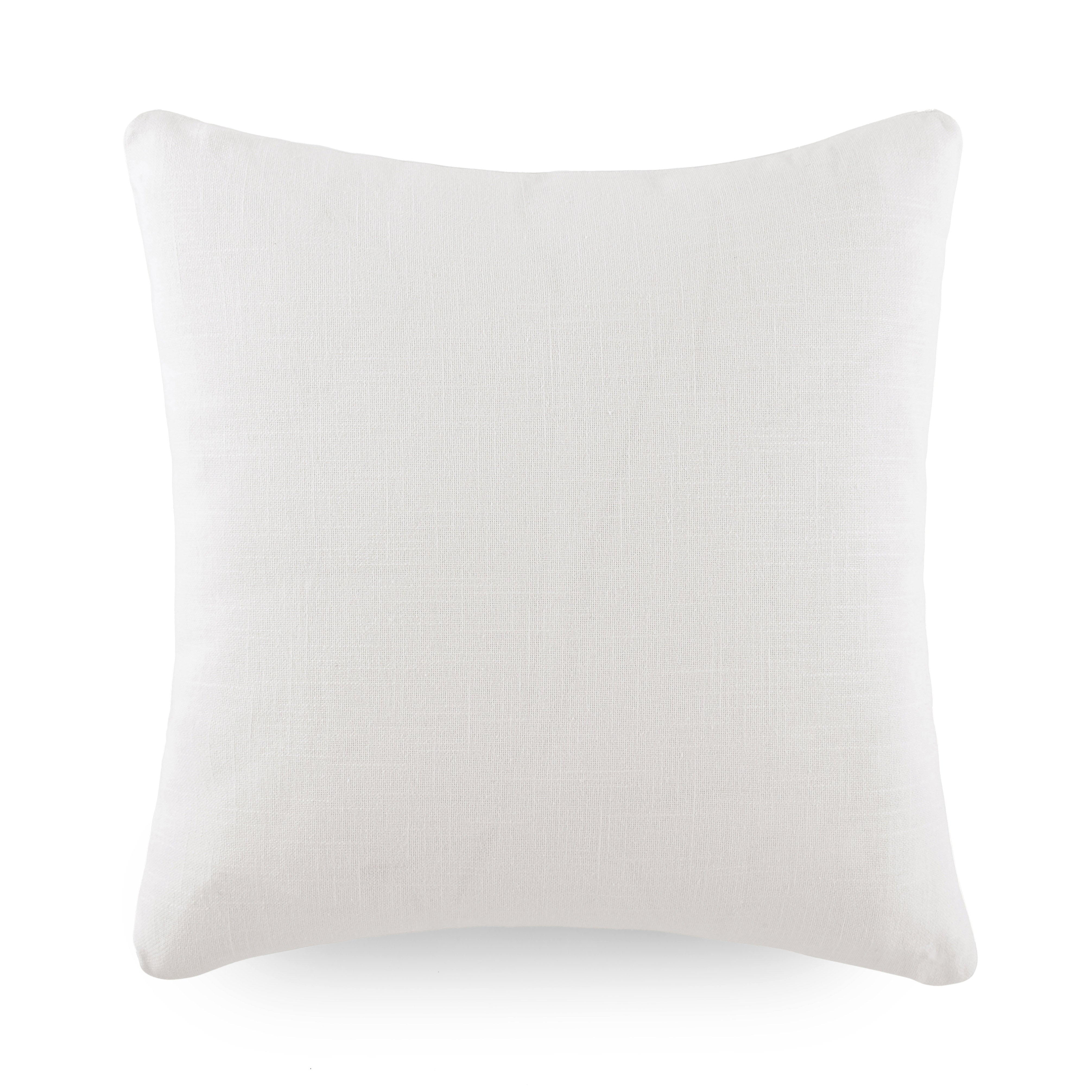 Stone Washed and Distressed Cotton Decor Throw Pillow Cover