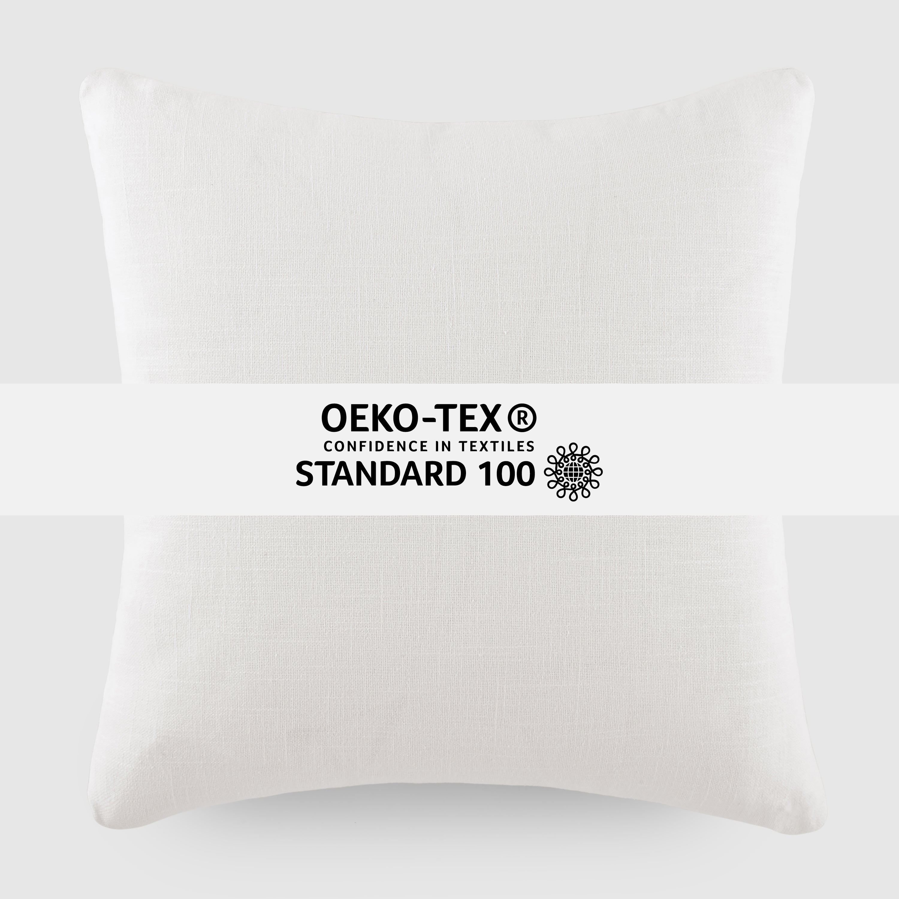 Stone Washed and Distressed Cotton Decor Throw Pillow Cover