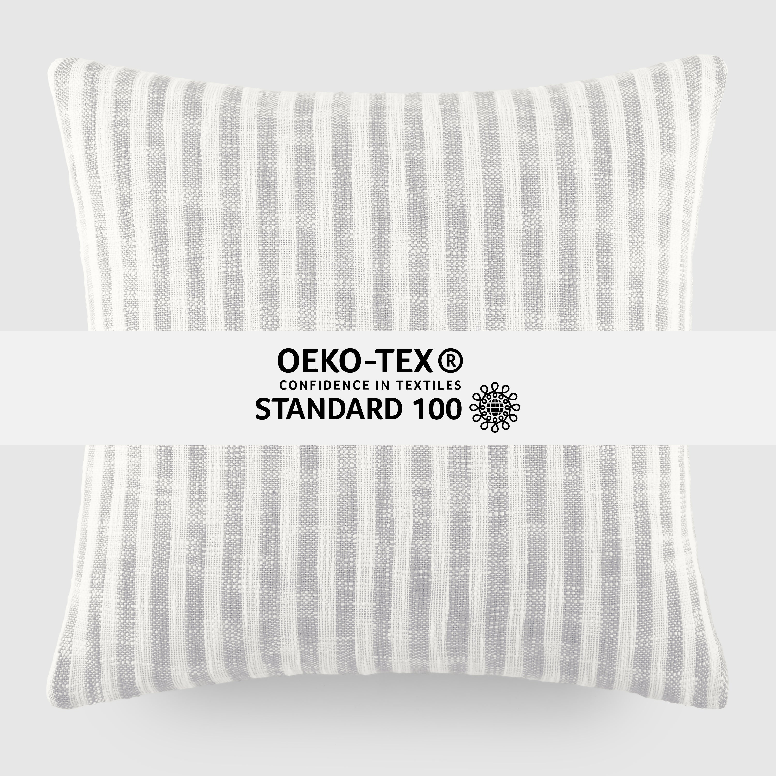 Bengal Stripe Yarn-Dyed Cotton Decor Throw Pillow Cover