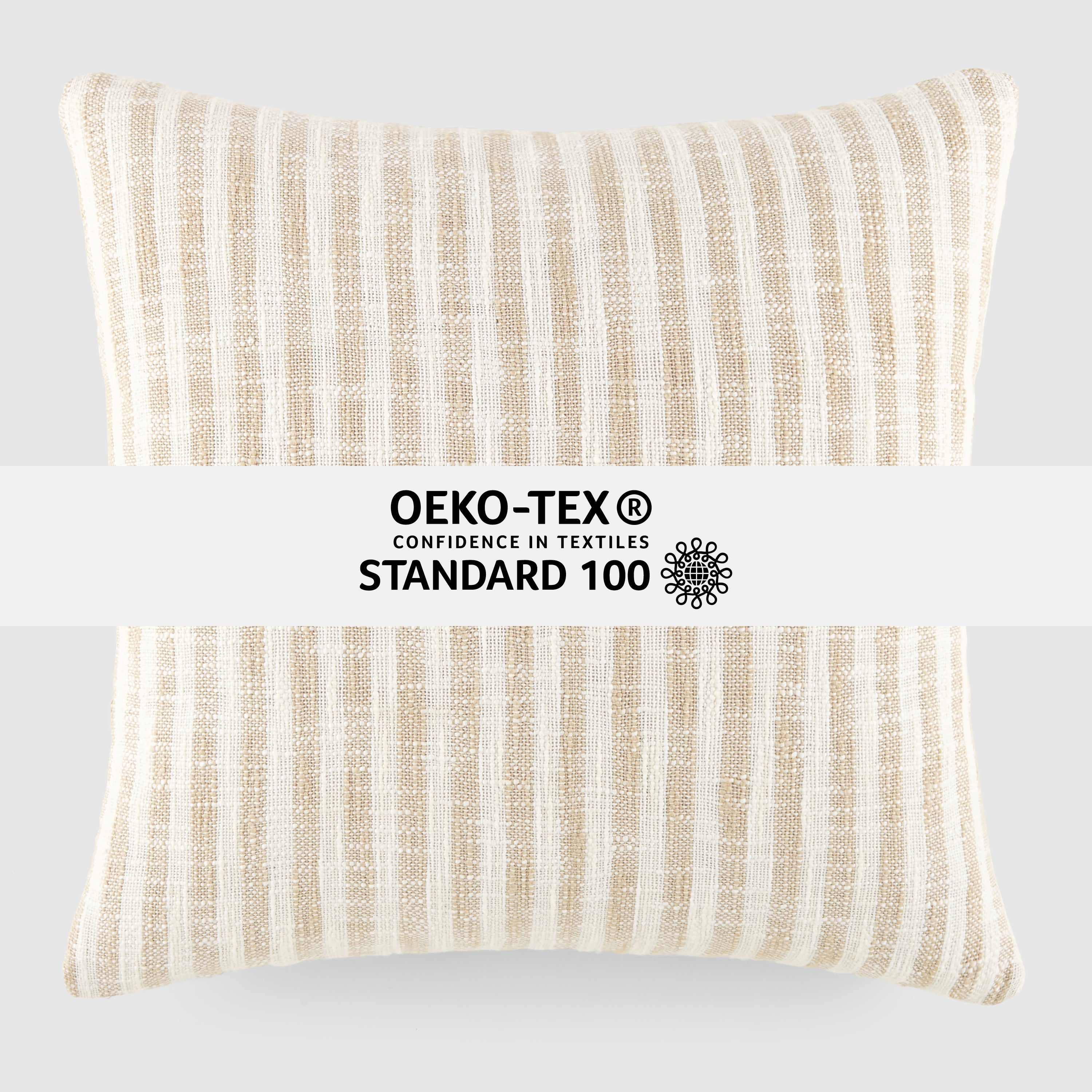 Bengal Stripe Yarn-Dyed Cotton Decor Throw Pillow Cover