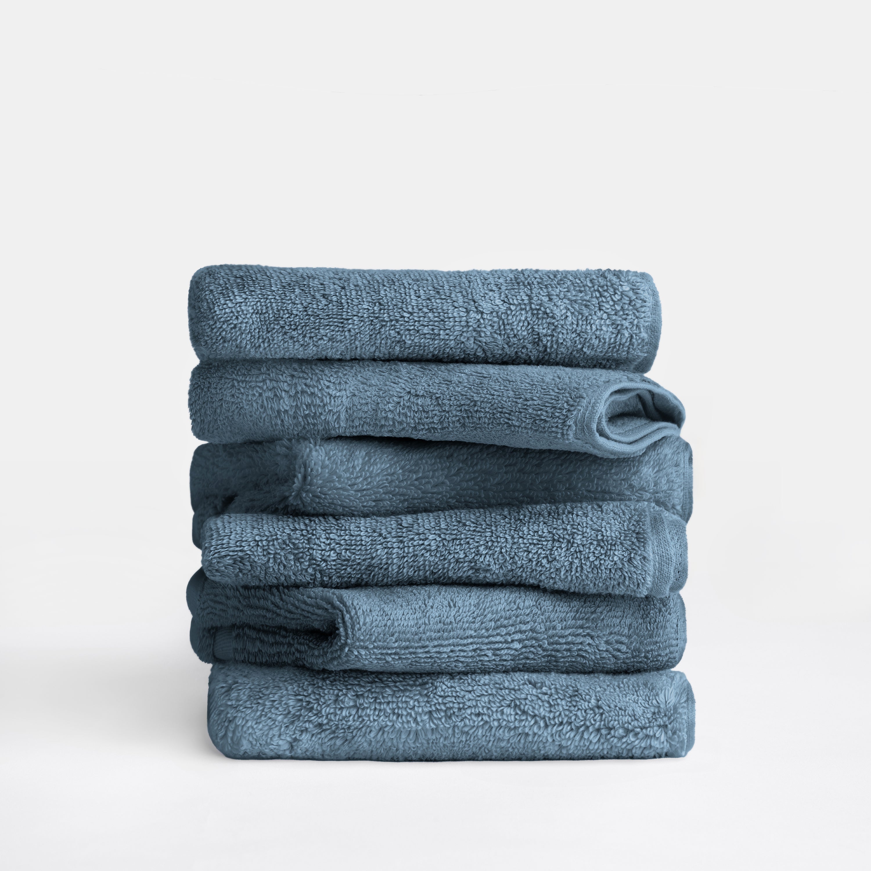 6-Pack 100% Cotton Hotel-Quality Washcloths