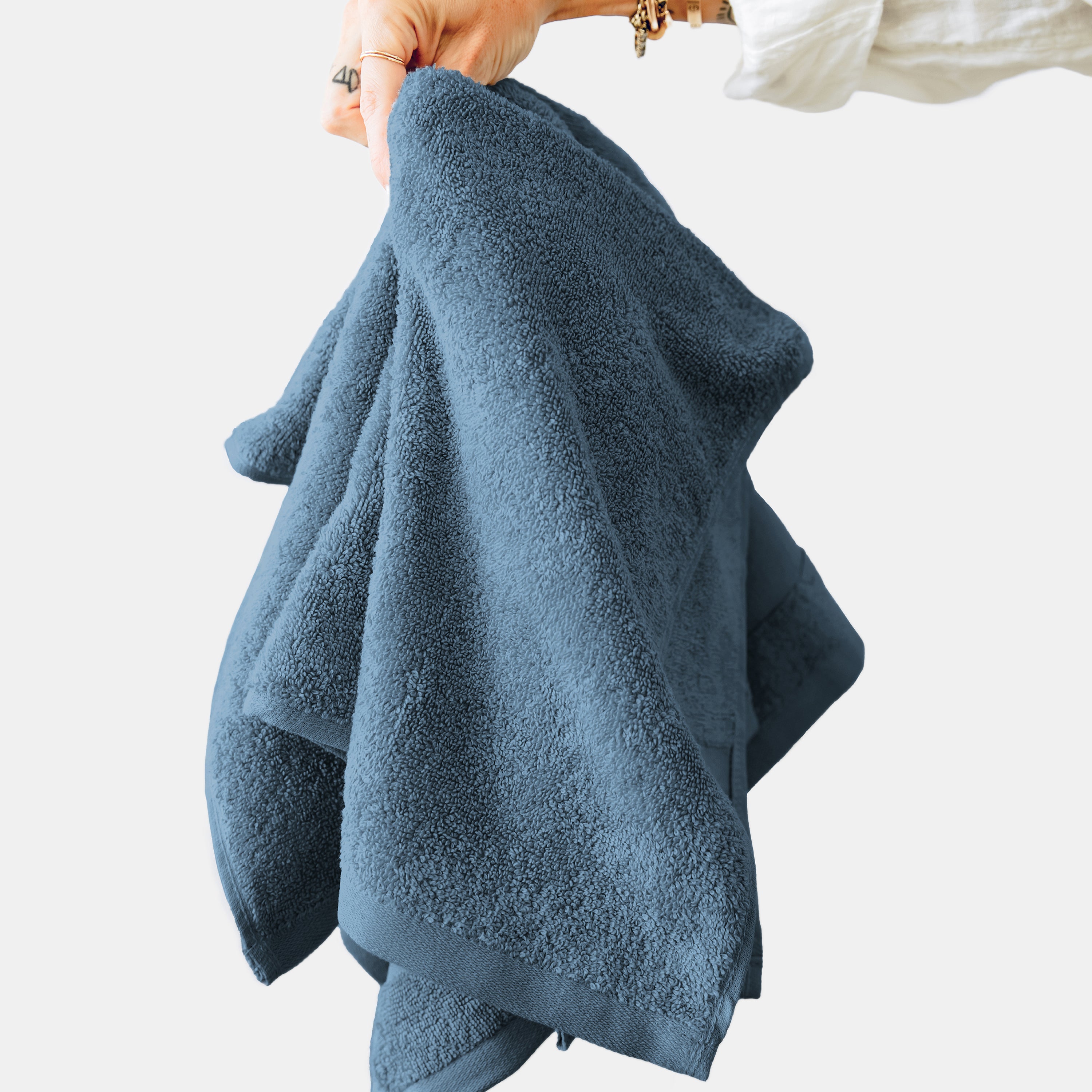 6-Pack 100% Cotton Hotel-Quality Washcloths