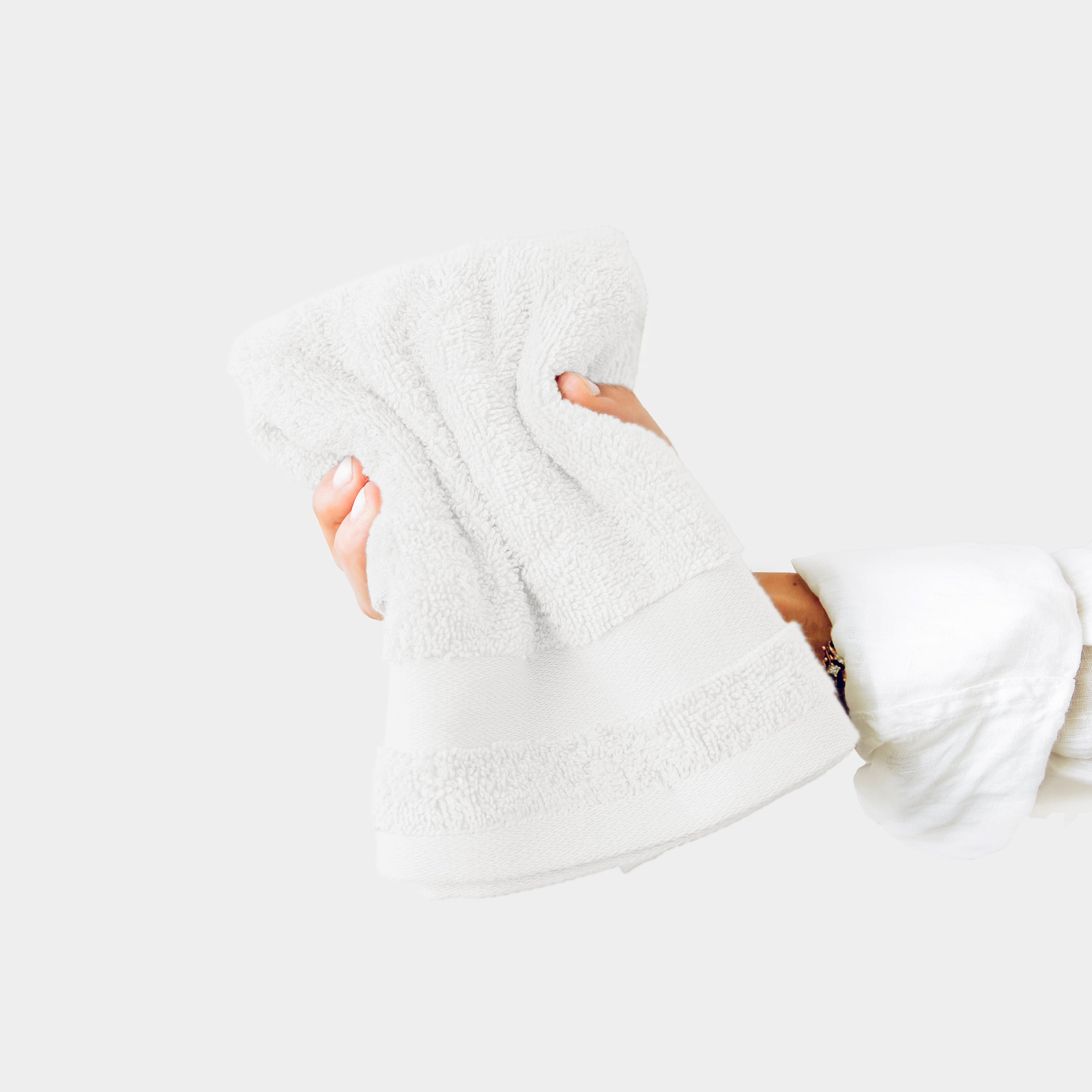 6-Pack 100% Cotton Hotel-Quality Washcloths