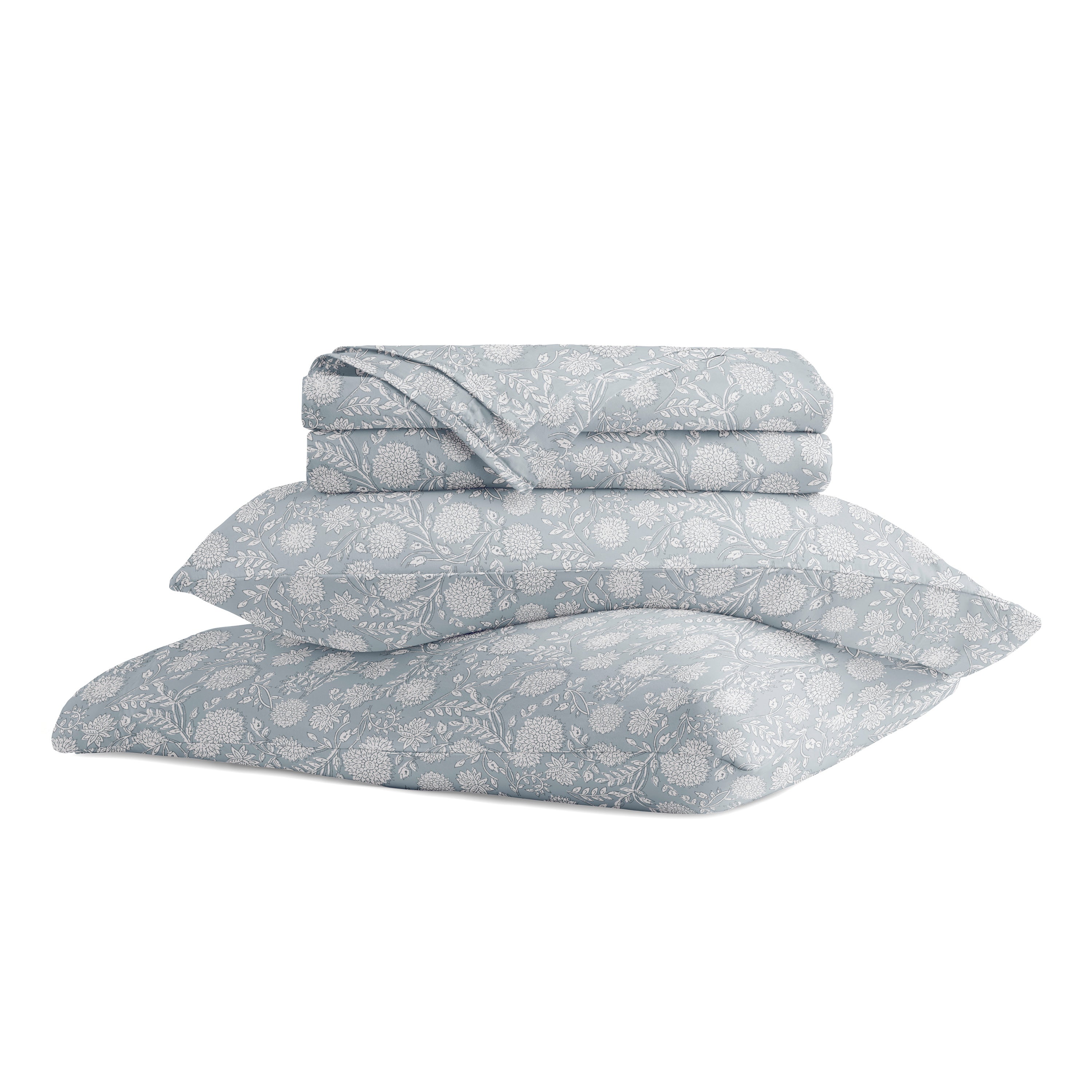 Bohemian Garden 100% Cotton Long Staple Sheet Set