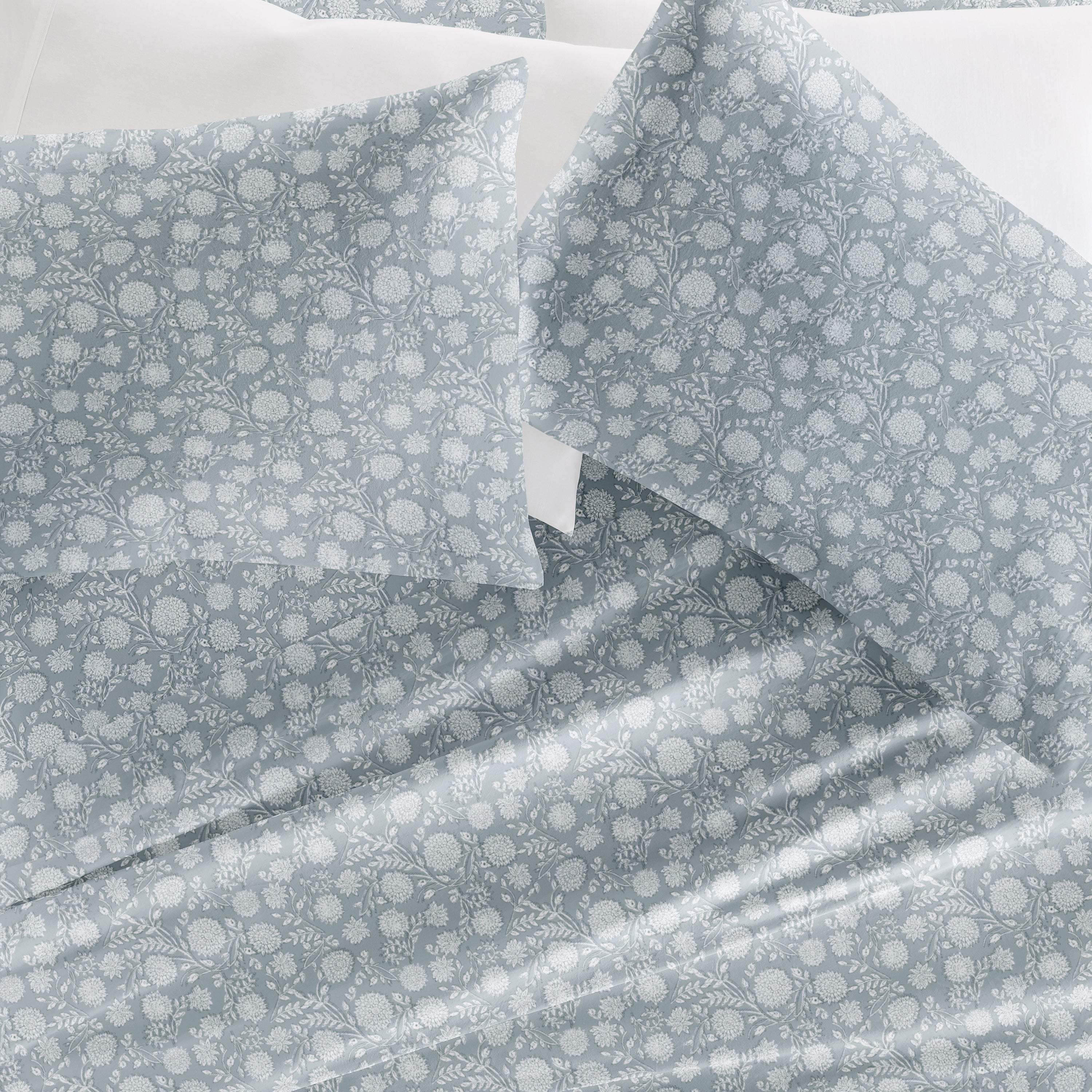 Bohemian Garden 100% Cotton Long Staple Sheet Set