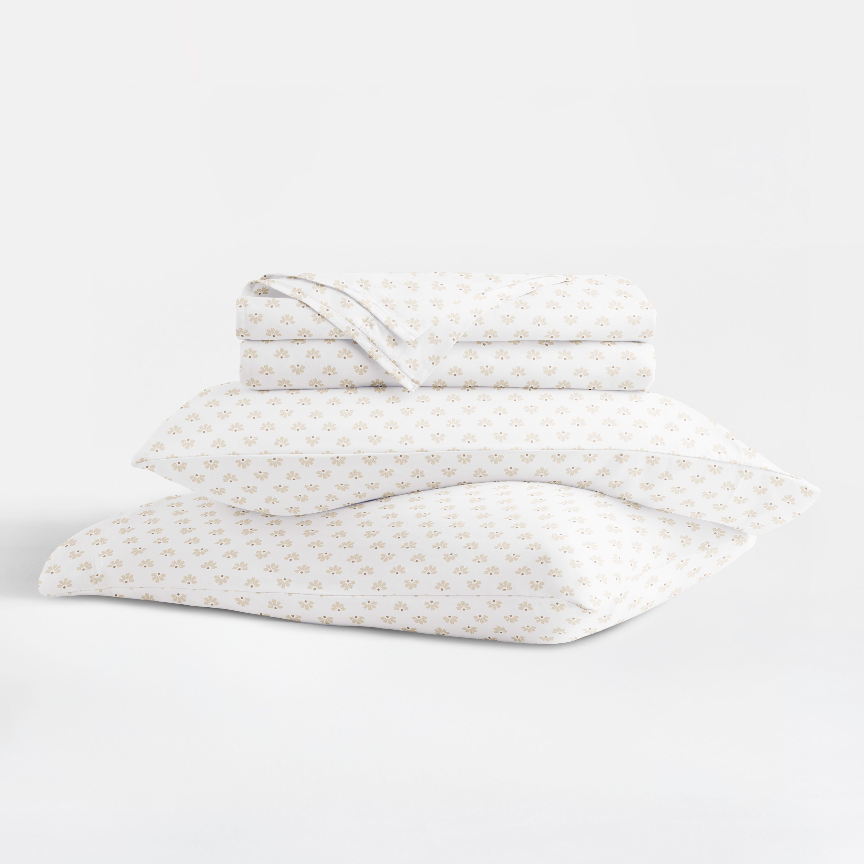 Moon Daisies 100% Cotton Long Staple Sheet Set