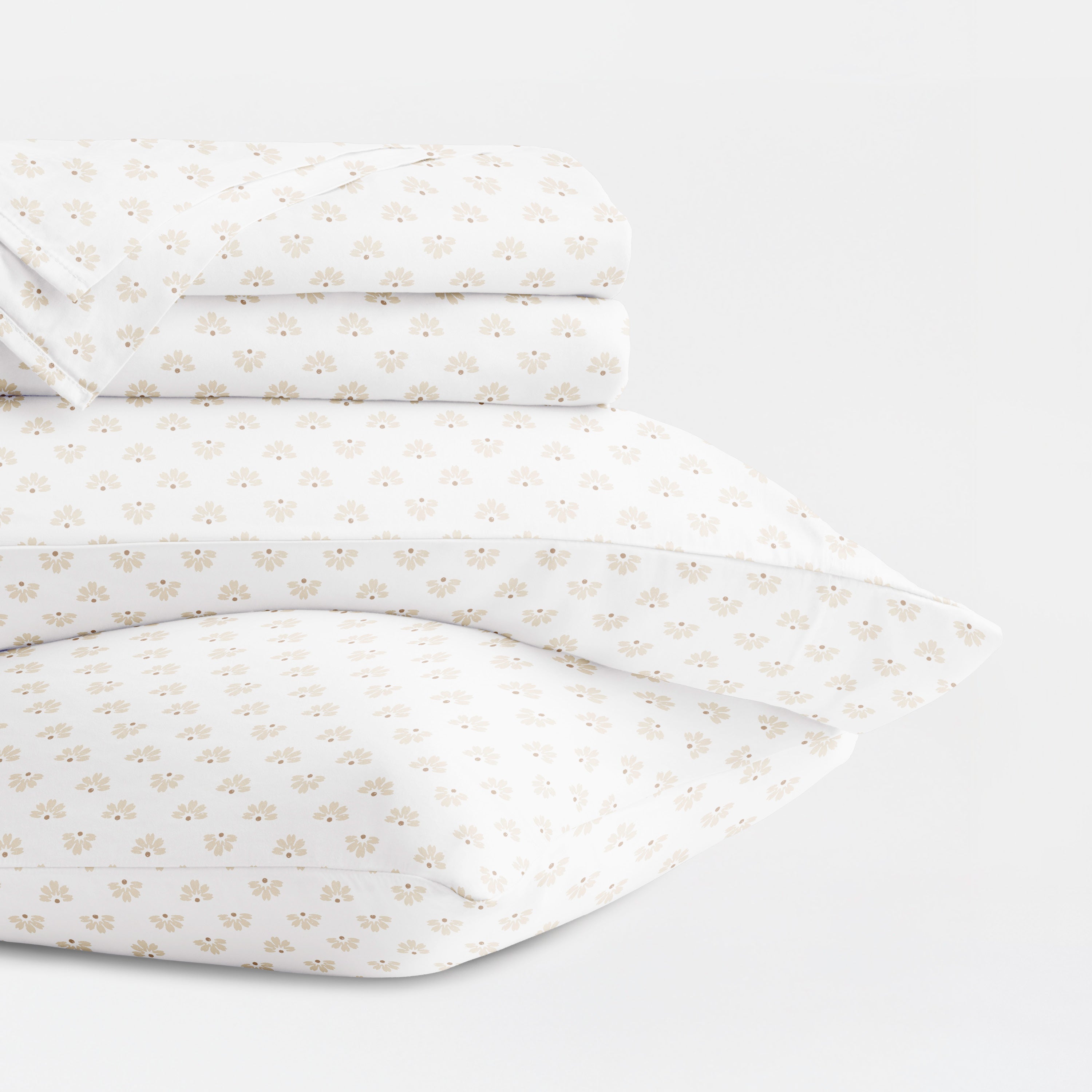 Moon Daisies 100% Cotton Long Staple Sheet Set