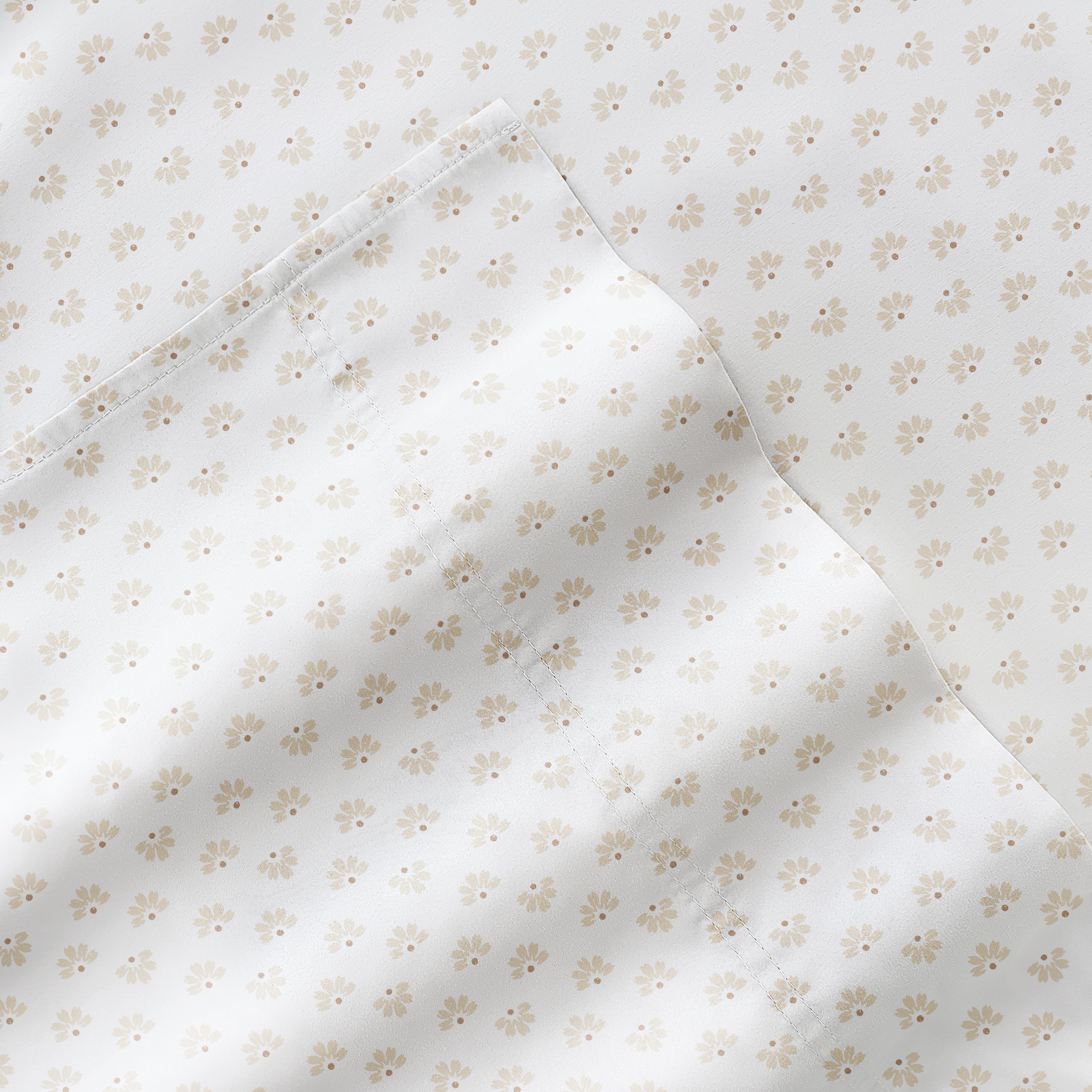 Moon Daisies 100% Cotton Long Staple Sheet Set