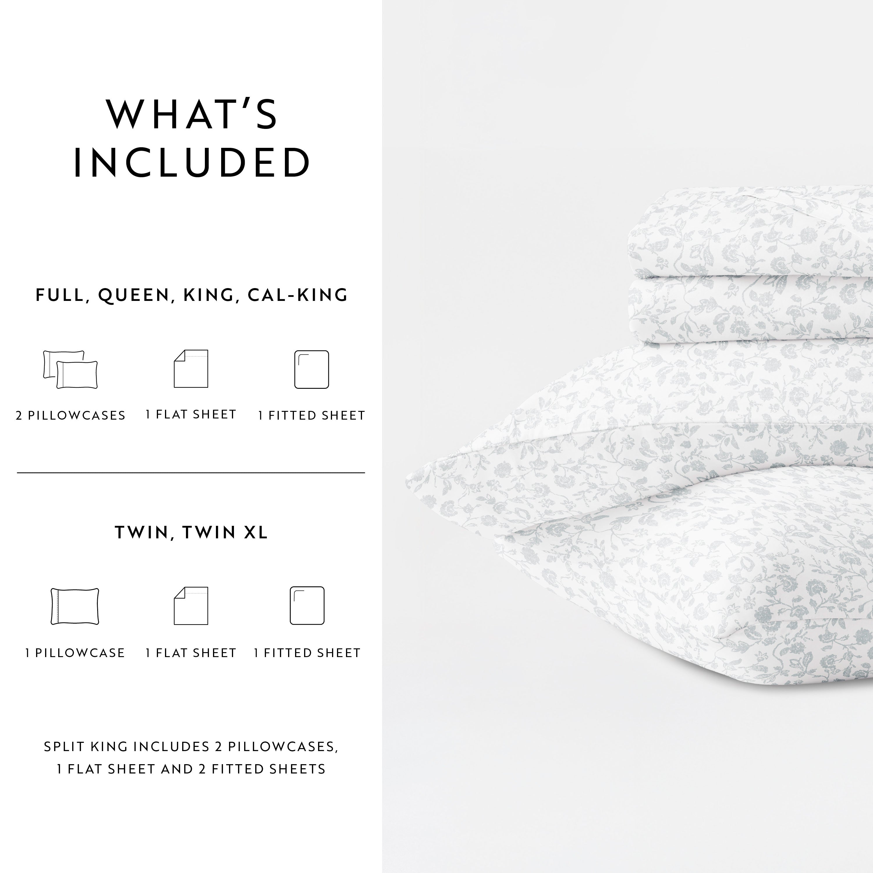 Rustic Jacobean 100% Cotton Long Staple Sheet Set