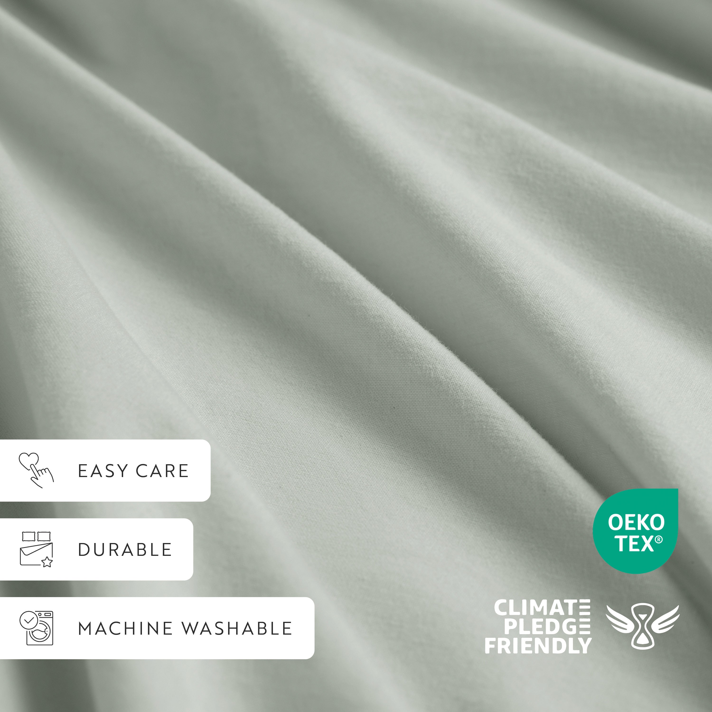 4-Piece 100% Cotton Percale Sheet Set