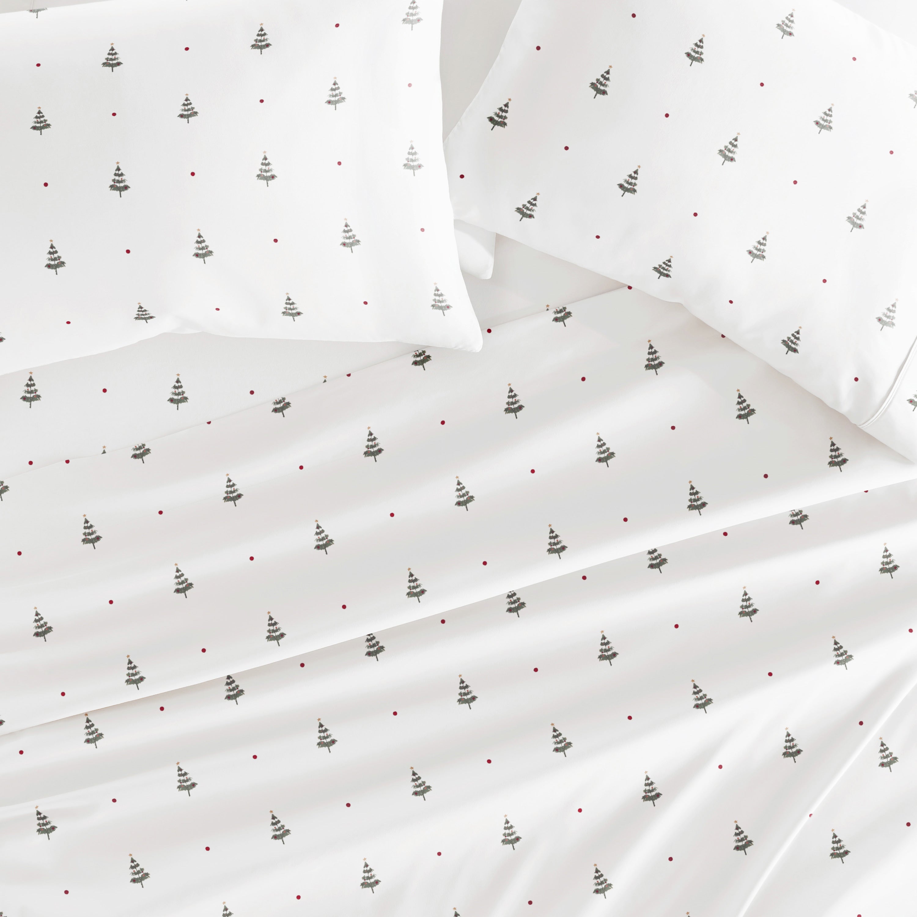 Christmas Tree 4-Piece Patterned Sheet Set