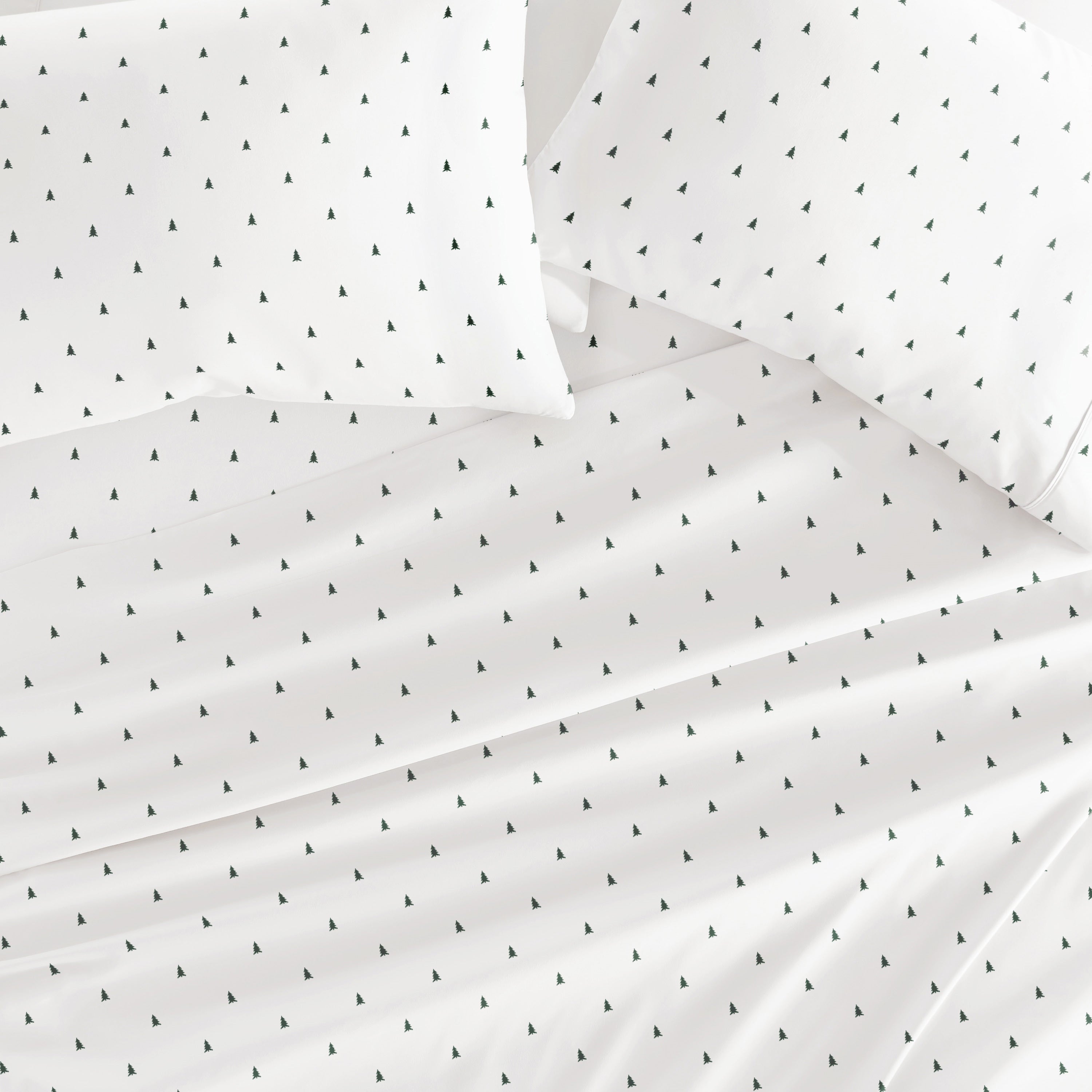 Pine Tree 4-Piece Patterned Sheet Set