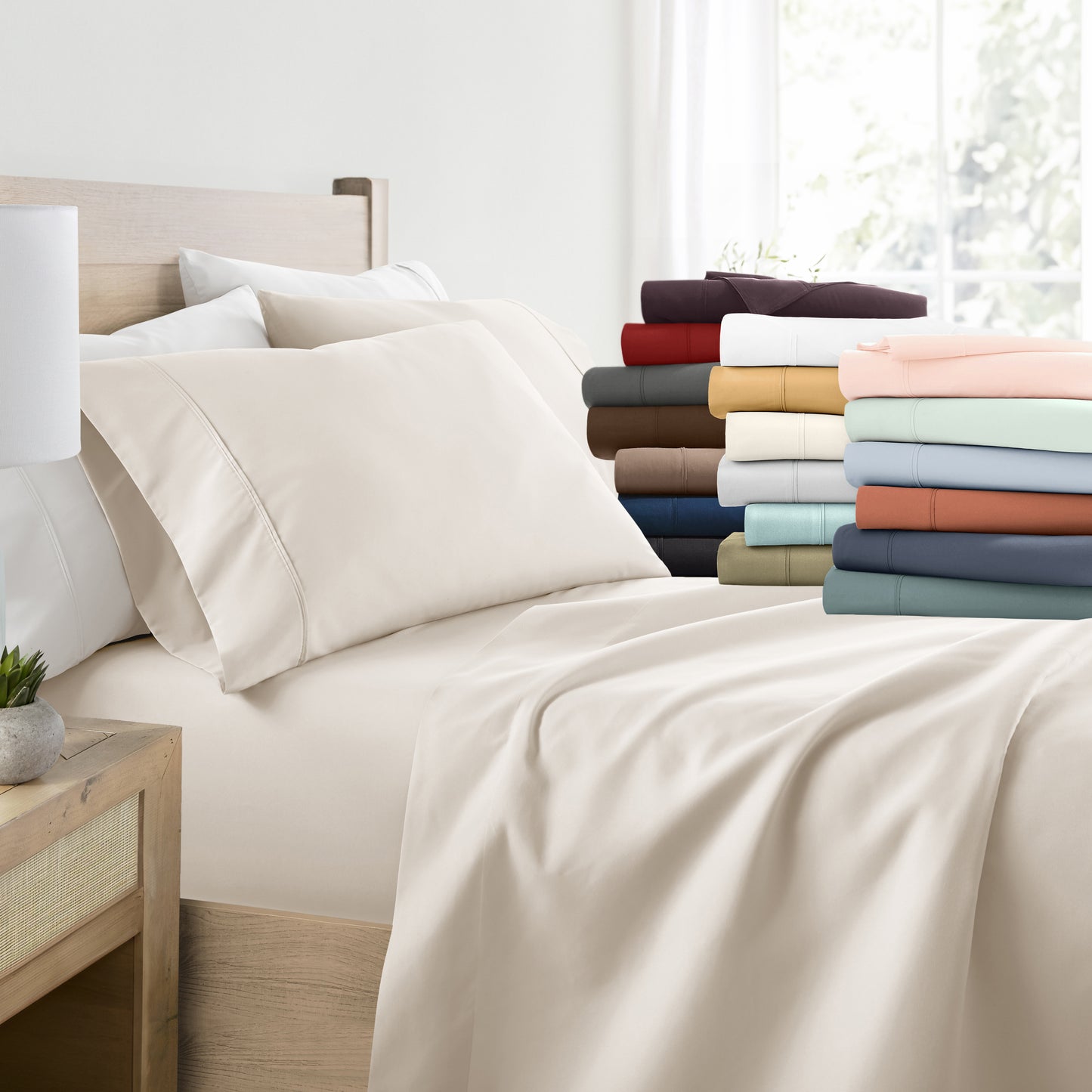 Sheet Sets in Solid Essential Colors