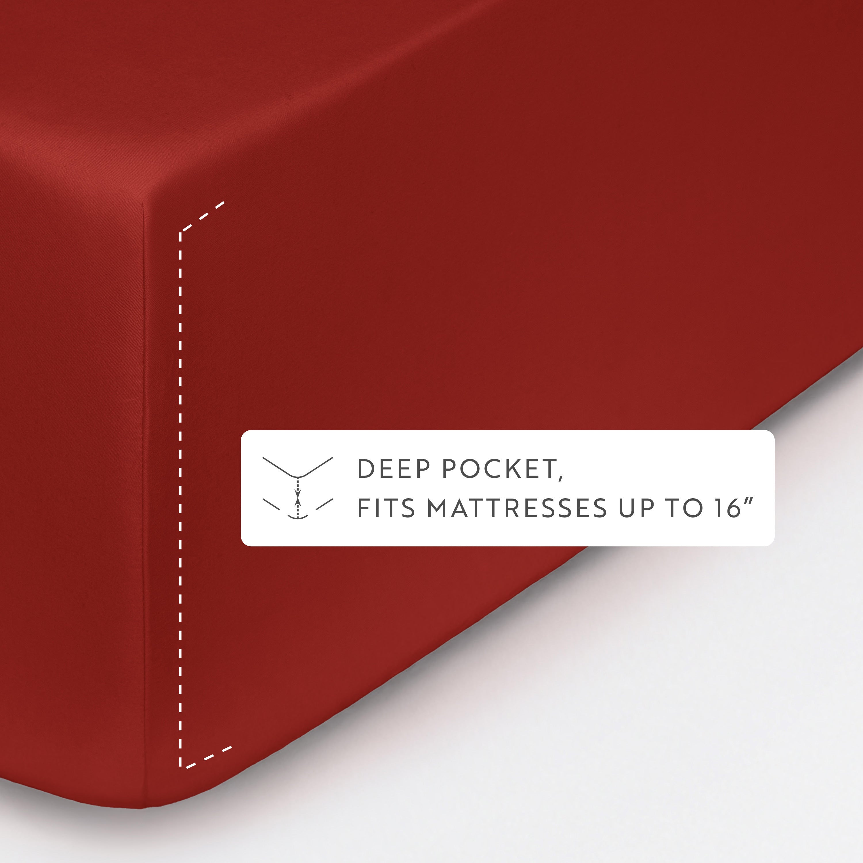 4-Piece Double Brushed Solid Sheet Set