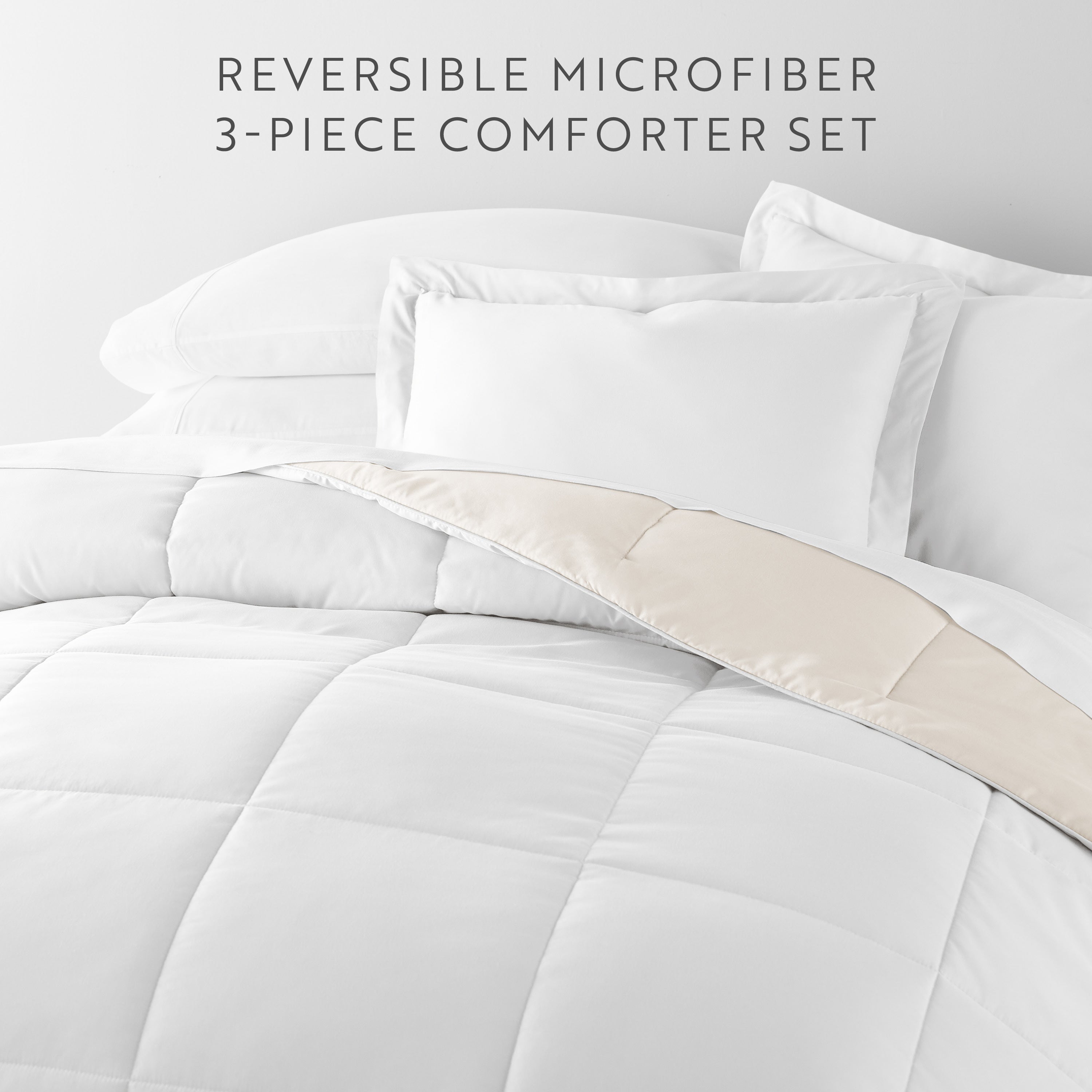 Lightweight All Season Reversible Down-Alternative Comforter Set