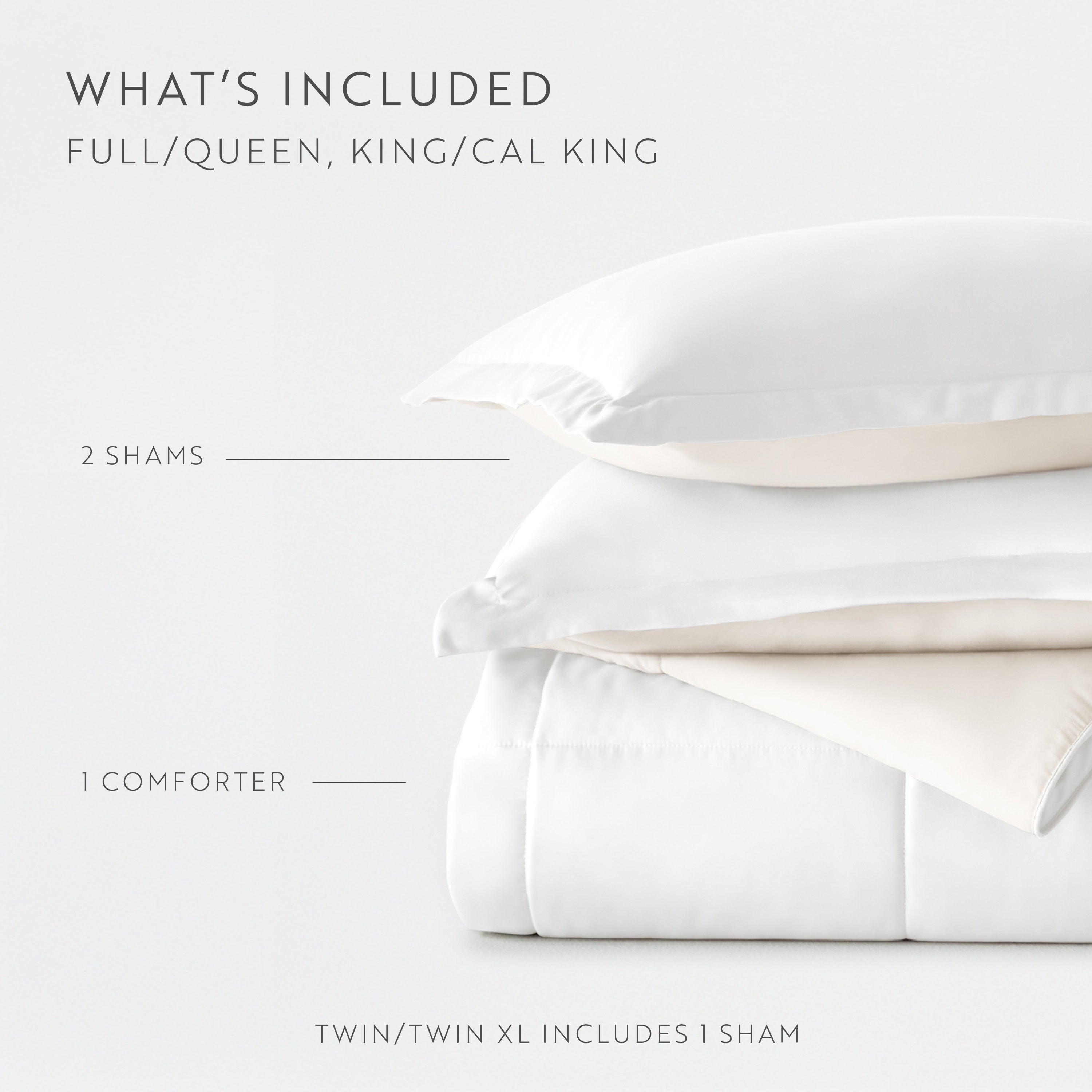 Lightweight All Season Reversible Down-Alternative Comforter Set