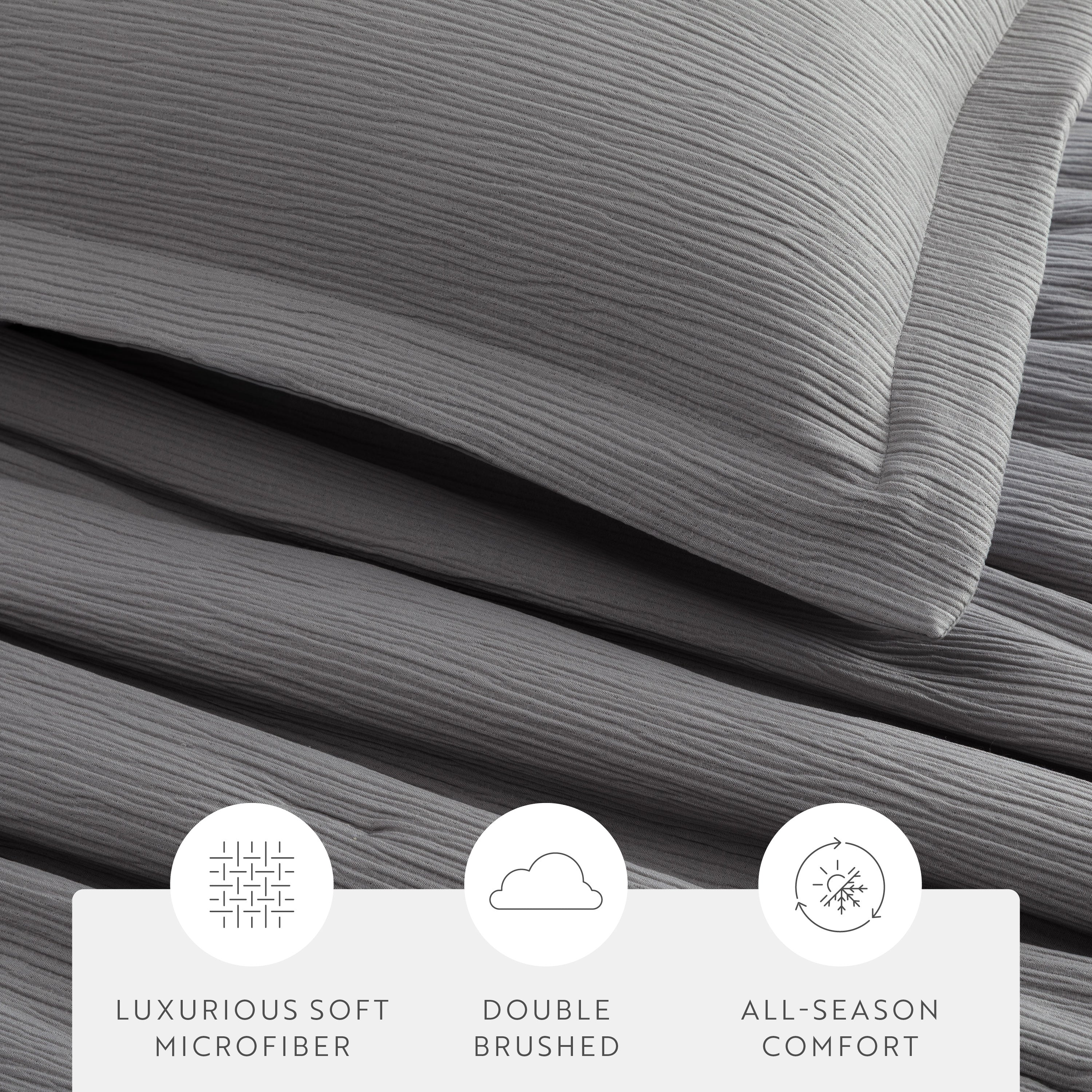 Cloud Weave Textured Down-Alternative Comforter Set