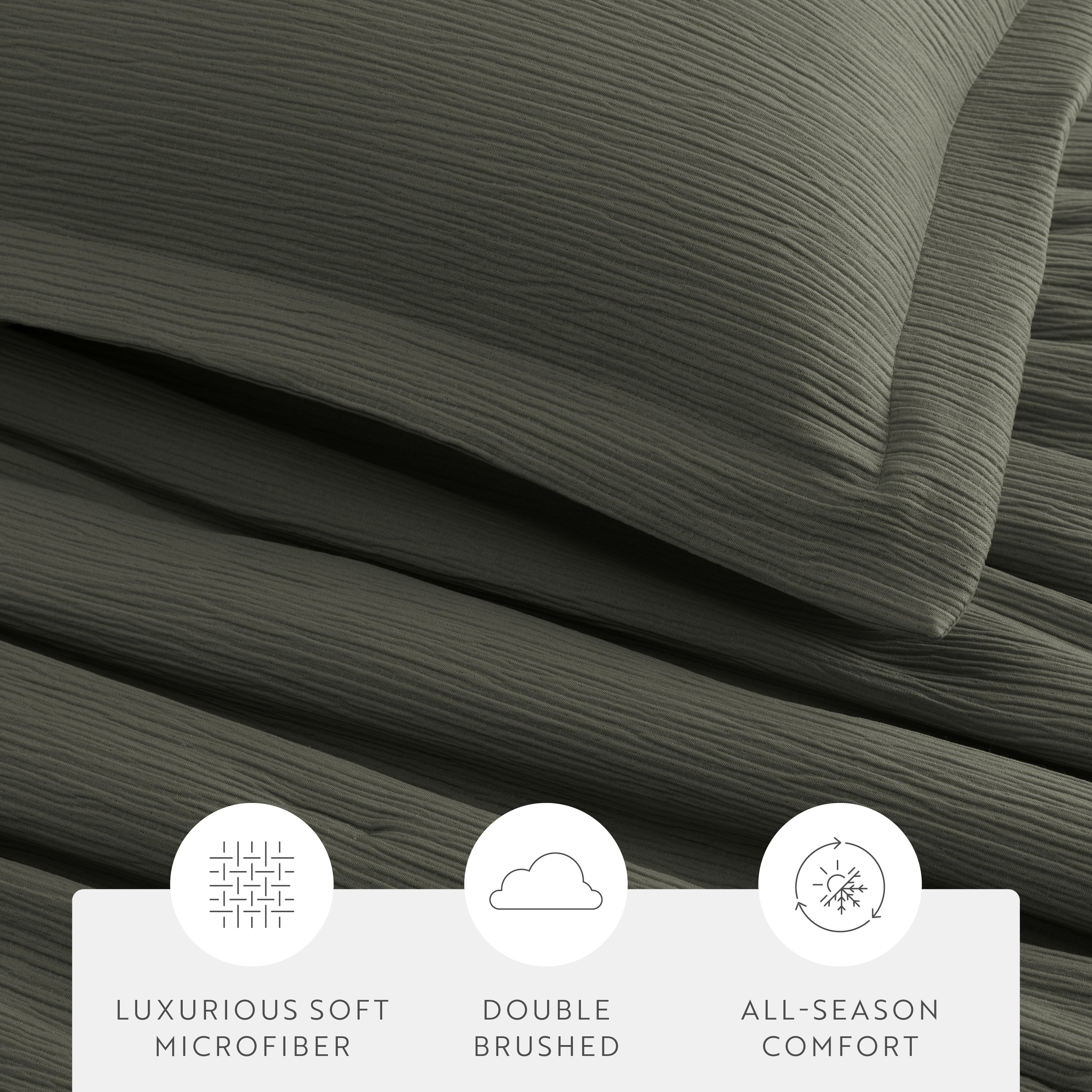 Cloud Weave Textured Down-Alternative Comforter Set