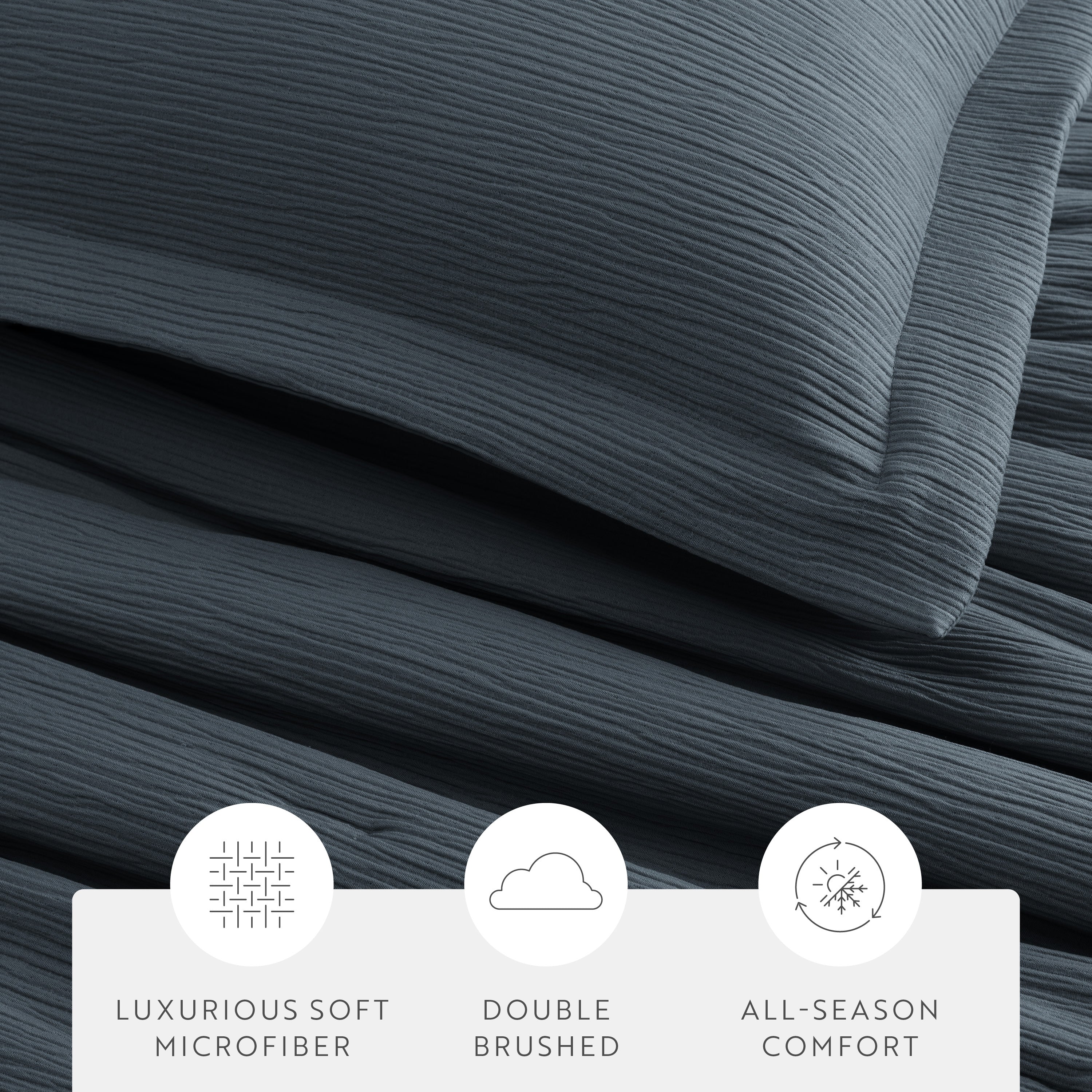 Cloud Weave Textured Down-Alternative Comforter Set