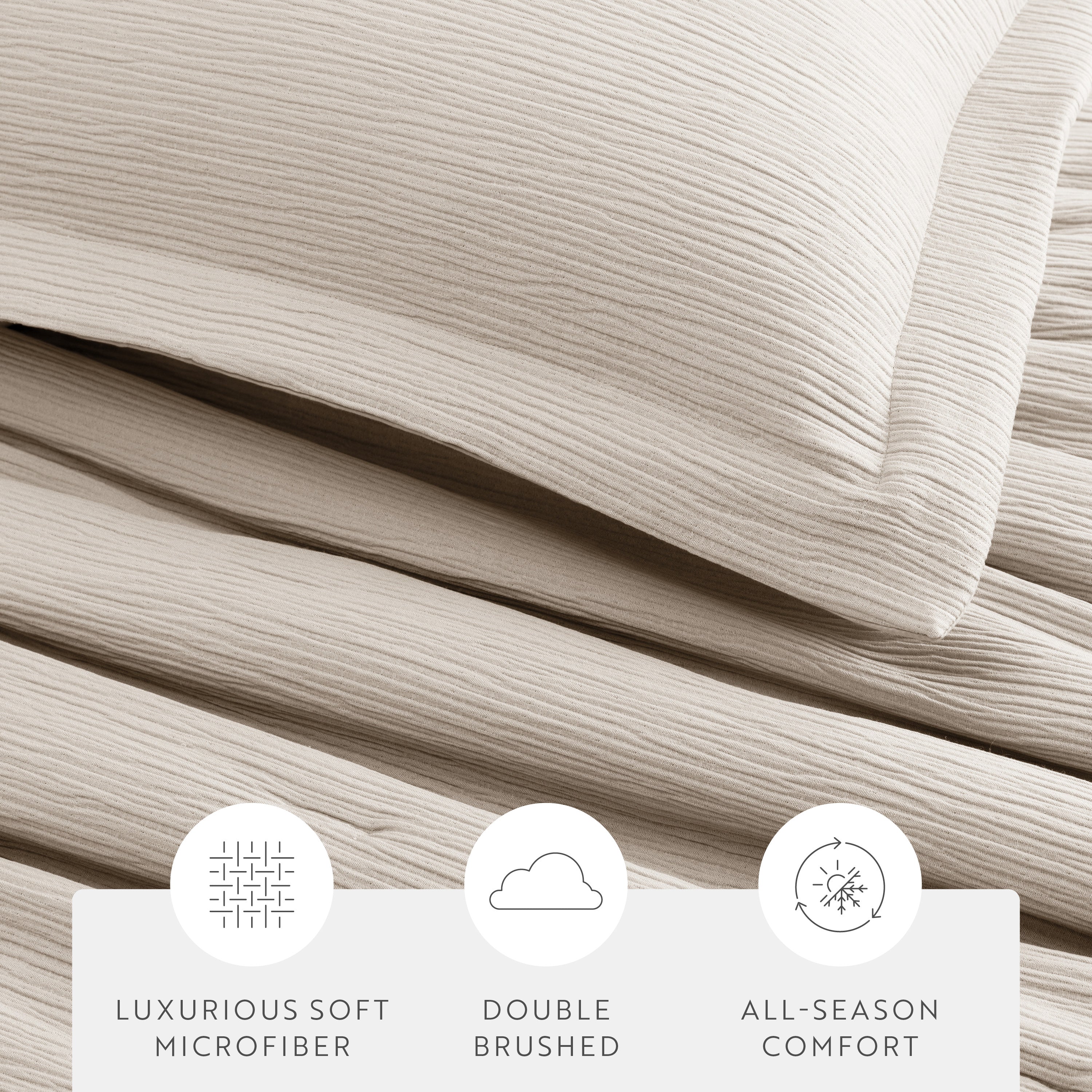 Cloud Weave Textured Down-Alternative Comforter Set