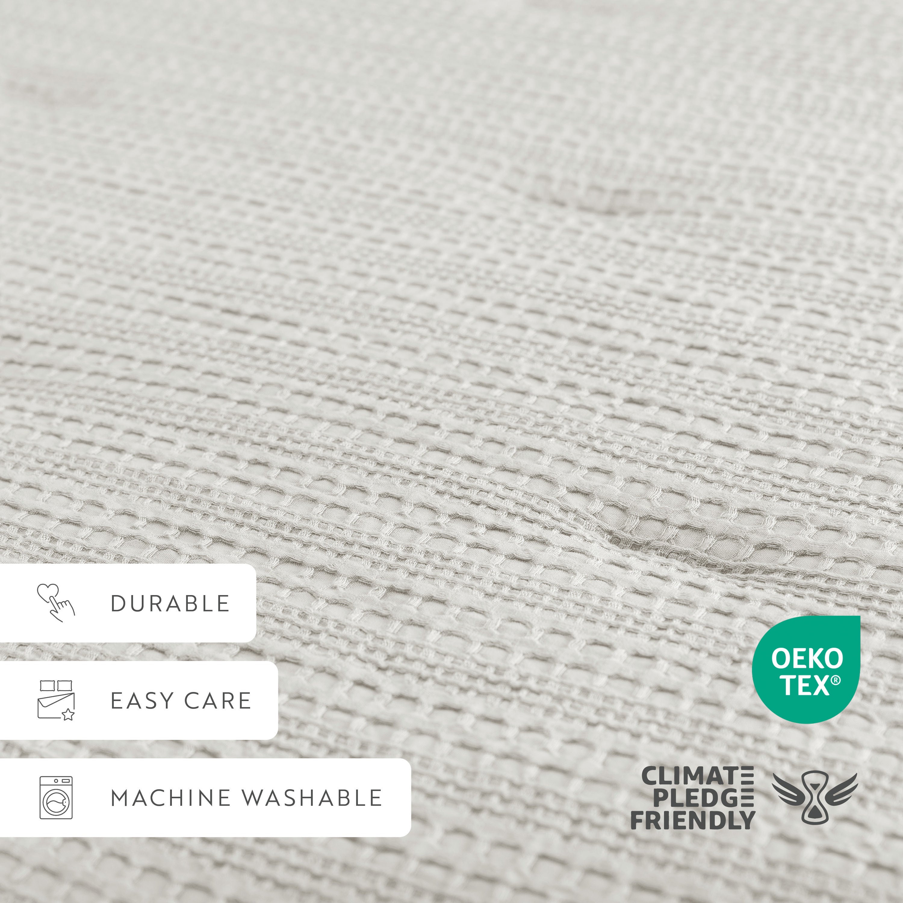 Waffle Textured Down-Alternative Comforter Set