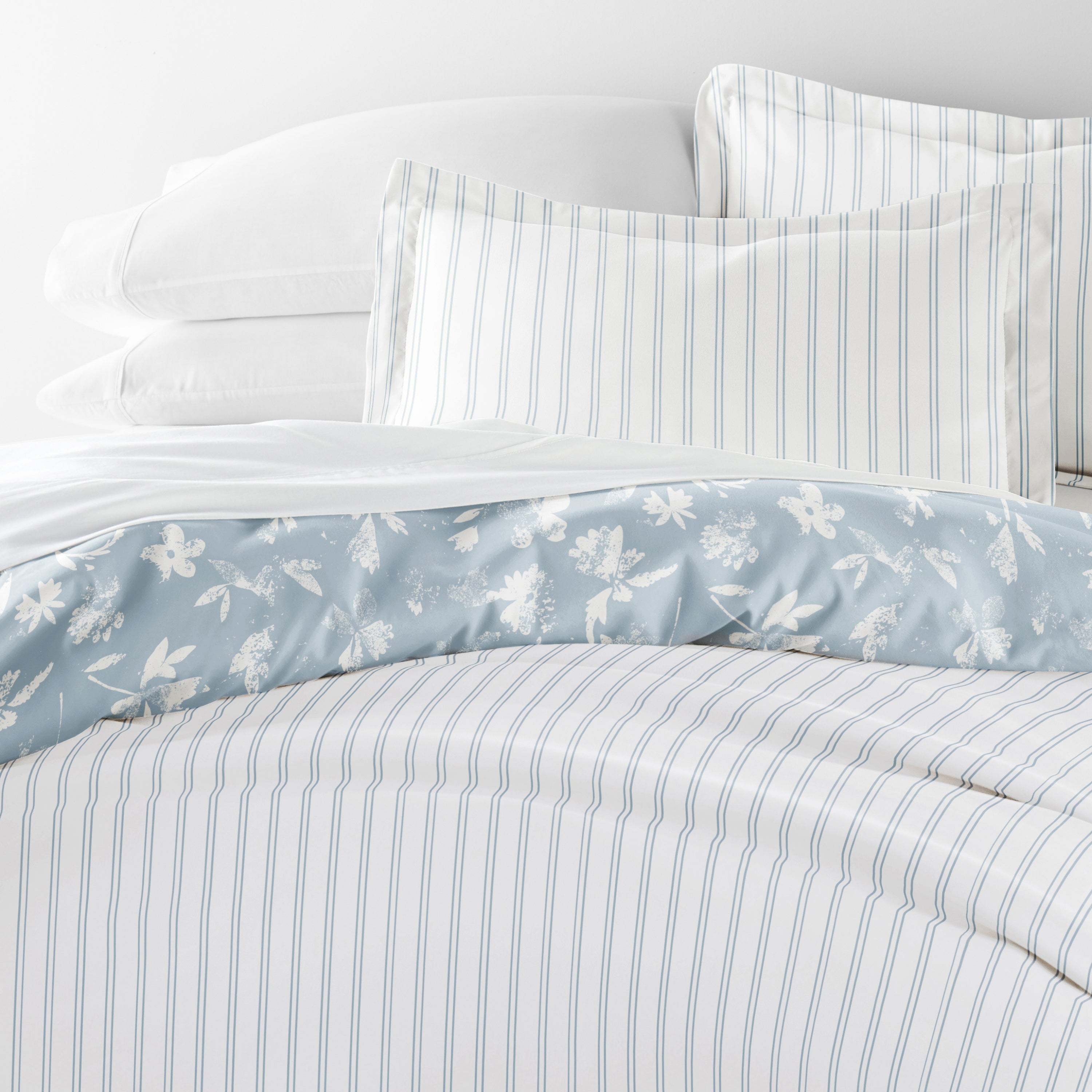 Country Home Patterned Reversible Duvet Cover Set