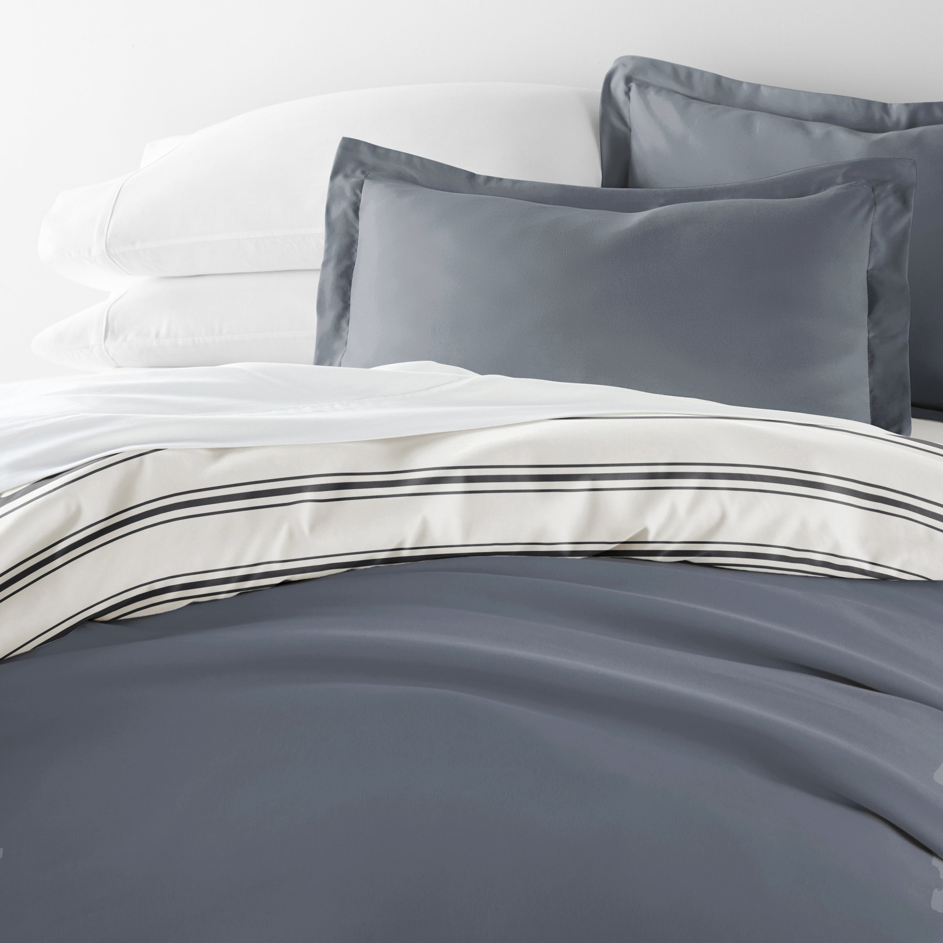 Desert Stripe Patterned Reversible Duvet Cover Set